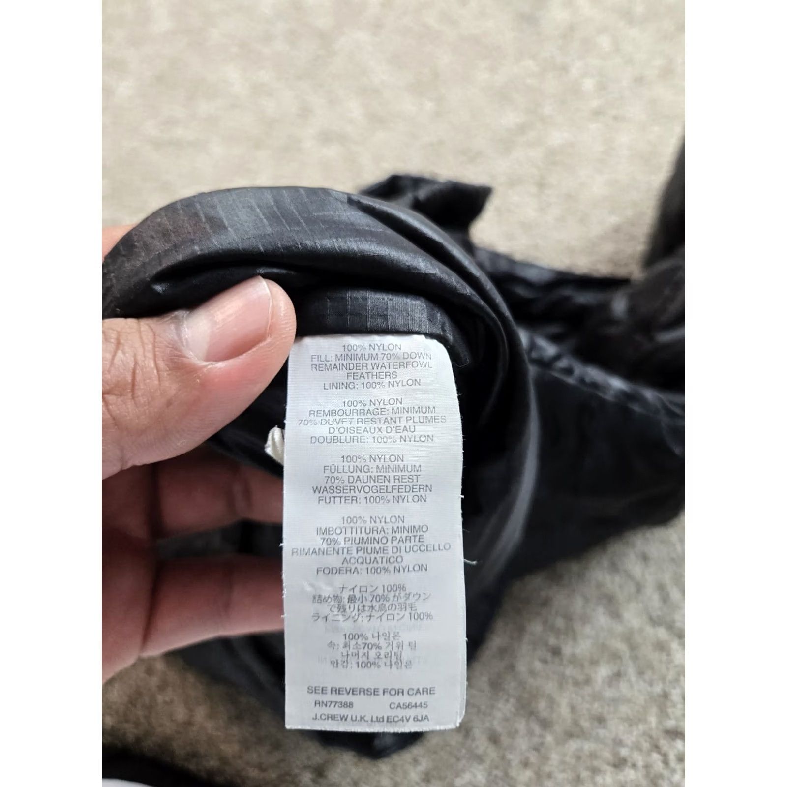 J.Crew J.CREW Puffer Jacket Mens Medium Black Down Nylon Full Zip Hoodie Pockets J.CREW Puffer Jacket Mens Medium Black Down Nylon Full Zip Hoodie Pockets Size US M / EU 48-50 / 2 - 6 Thumbnail