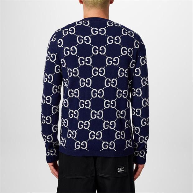 Gucci Gg Jacquard Jumper Size US XL / EU 56 / 4 - 3 Thumbnail