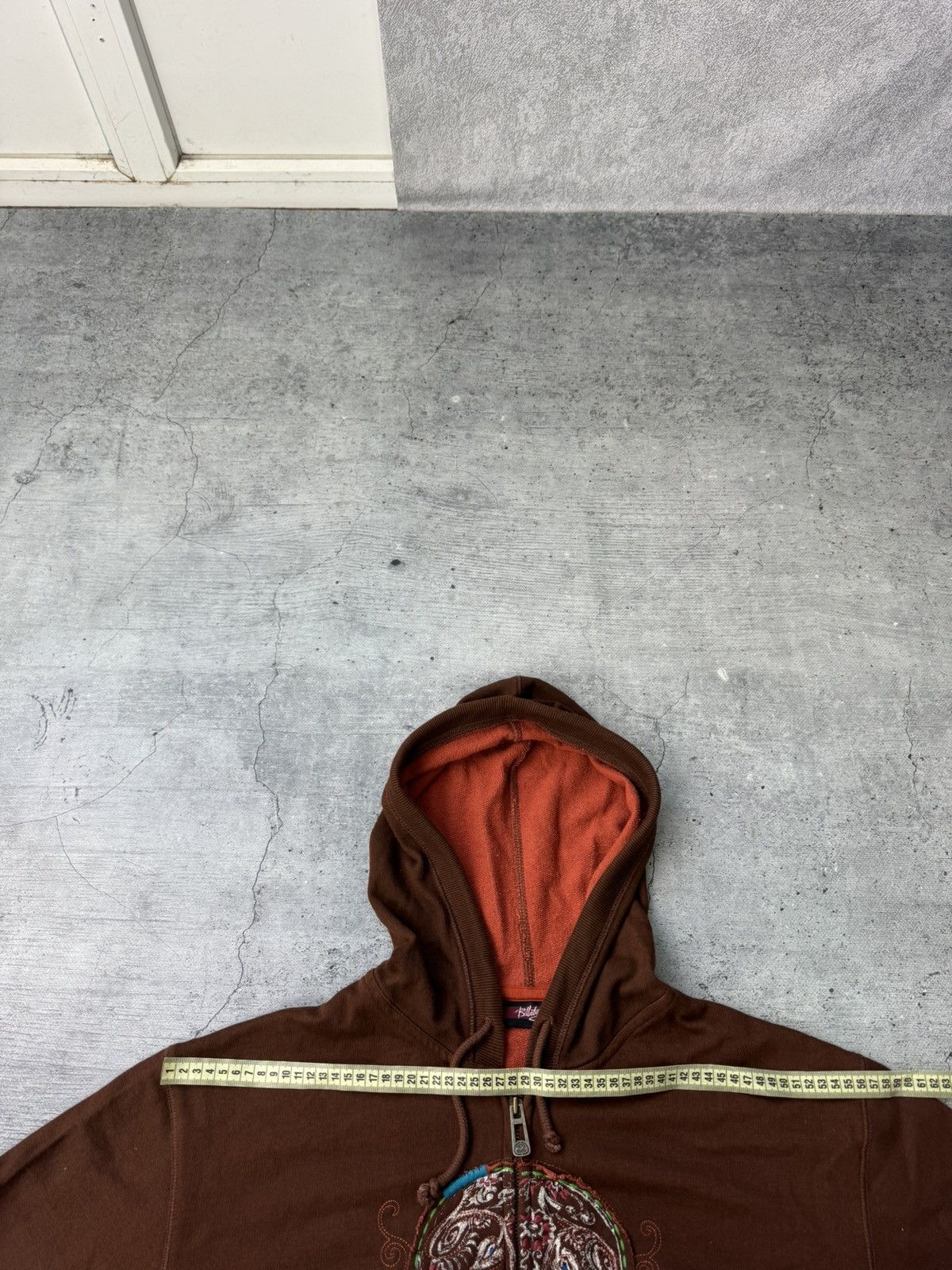 Billabong VINTAGE Y2K BROWN "BILLABONG" ZIP UP HOODIE Size US XL / EU 56 / 4 - 6 Thumbnail