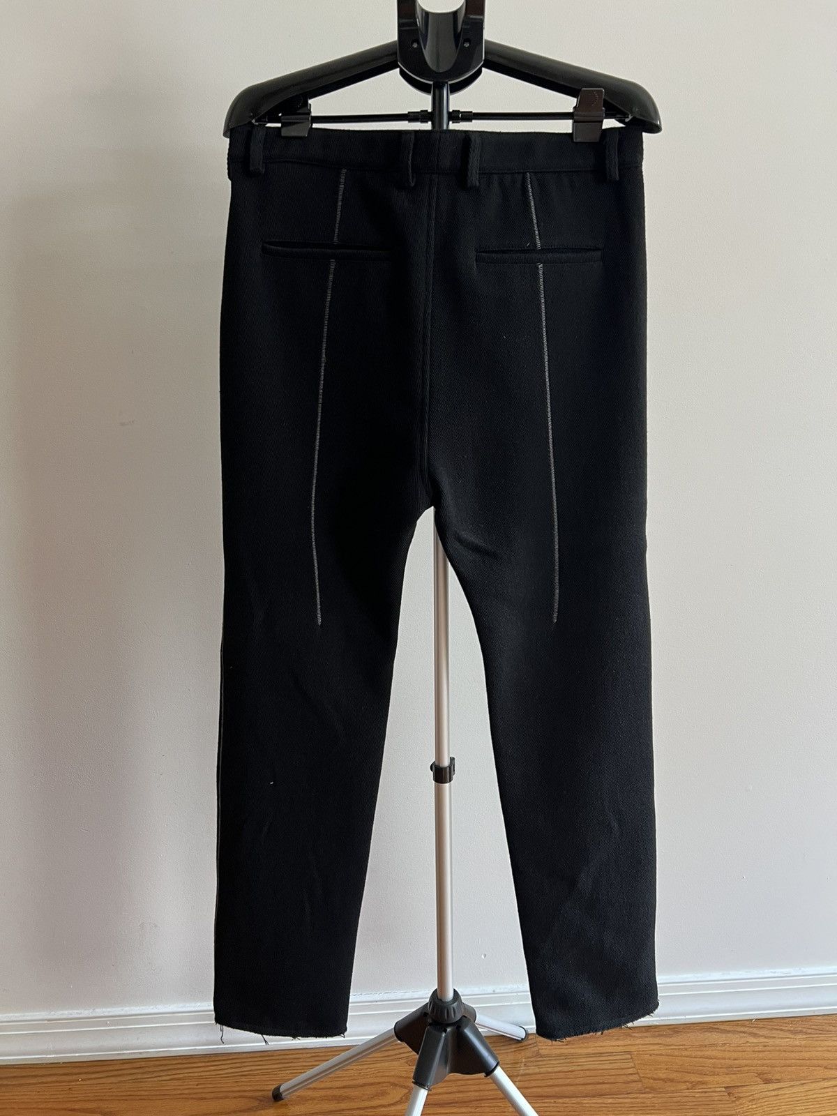 Thom Krom thom/krom Men’s Black Wool Pants Size US 31 - 1 Thumbnail