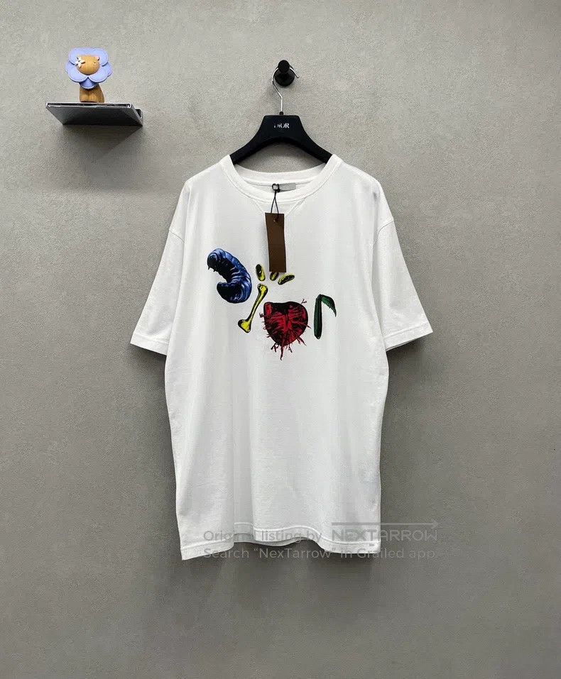 Dior Dior Contrast pattern white short sleeves Size US L / EU 52-54 / 3 - 1 Thumbnail