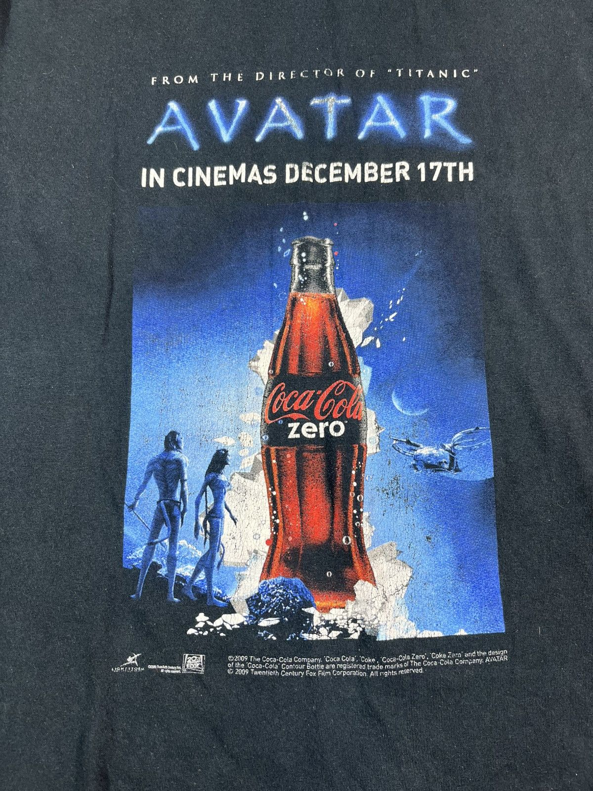 Coca Cola Vintage AVATAR Promo By Coca Cola Zero Very Rare T Shirt Size US M / EU 48-50 / 2 - 2 Thumbnail