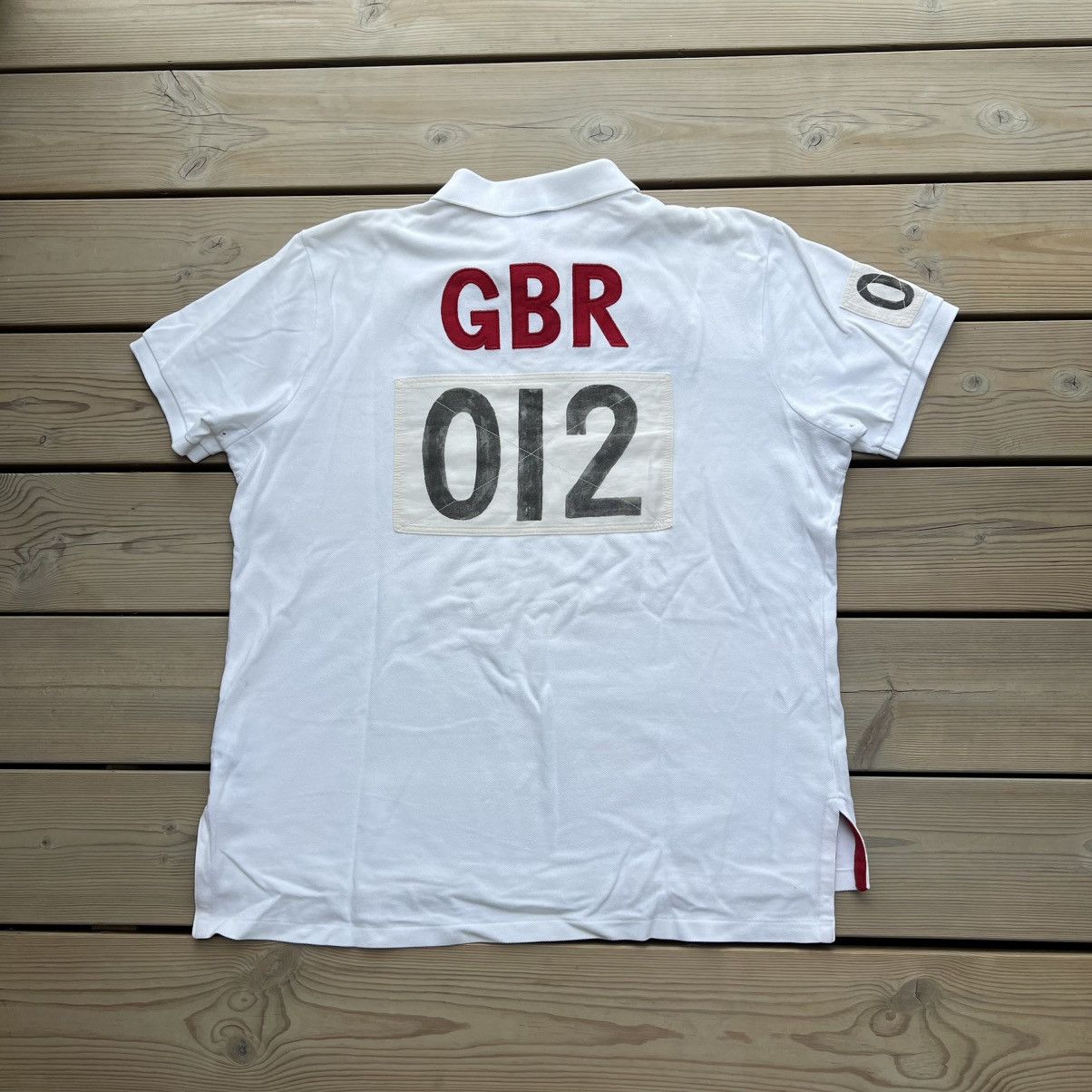 Polo Ralph Lauren Polo Ralph Lauren Rare T&F Vintage 00s Chief Keef GBR Polo Size US XL / EU 56 / 4 - 9 Thumbnail