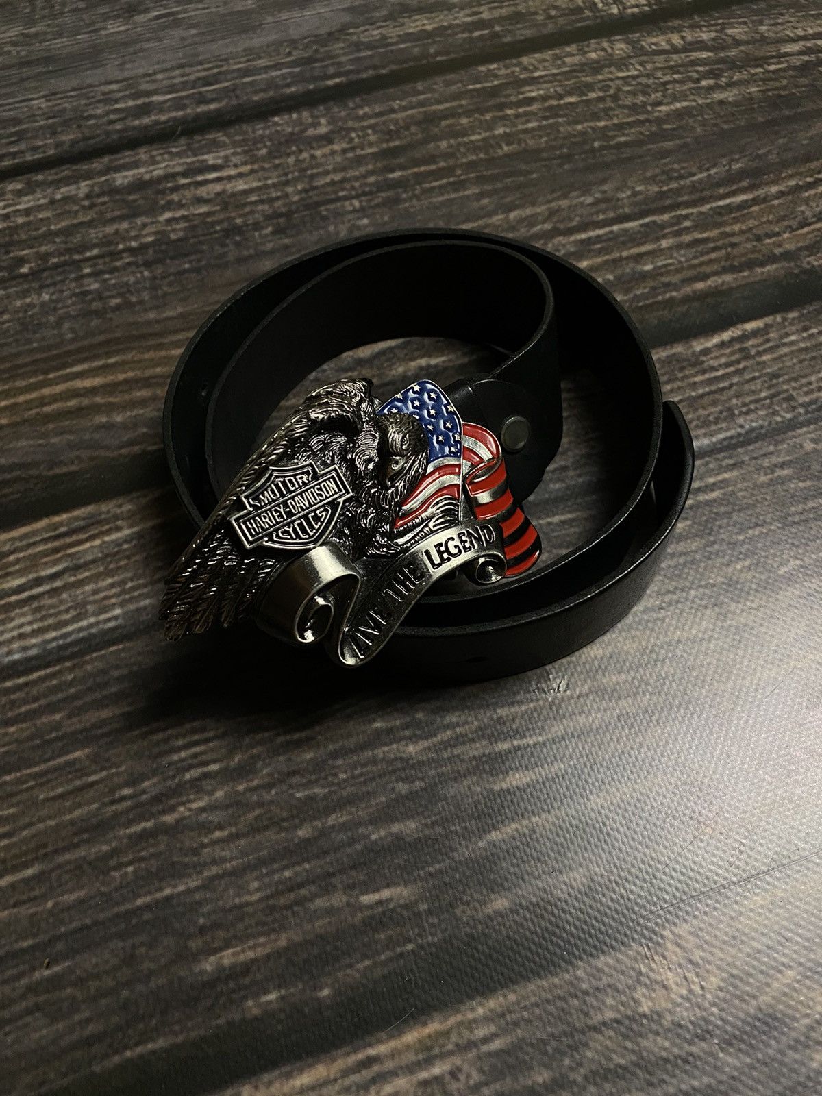 Harley Davidson 🔥Harley Davidson Eagle USA belt Size ONE SIZE - 1 Thumbnail