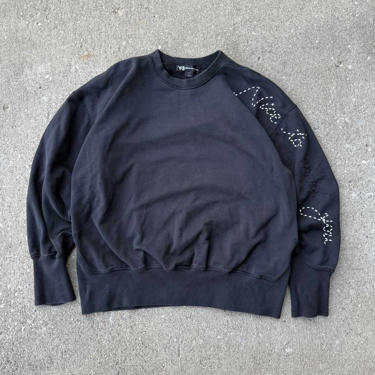 Y-3 Y-3 Adidas Nice To Meet You Sweatshirt Size Large Size US L / EU 52-54 / 3 - 1 Thumbnail