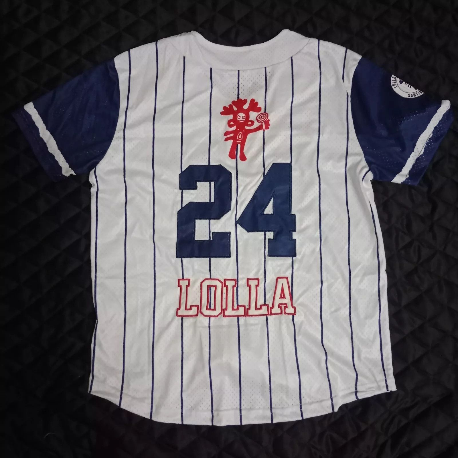 Band Tees × Rap Tees Lollapalooza Santiago Chile Music Festival Baseball Jersey Size US L / EU 52-54 / 3 - 5 Thumbnail