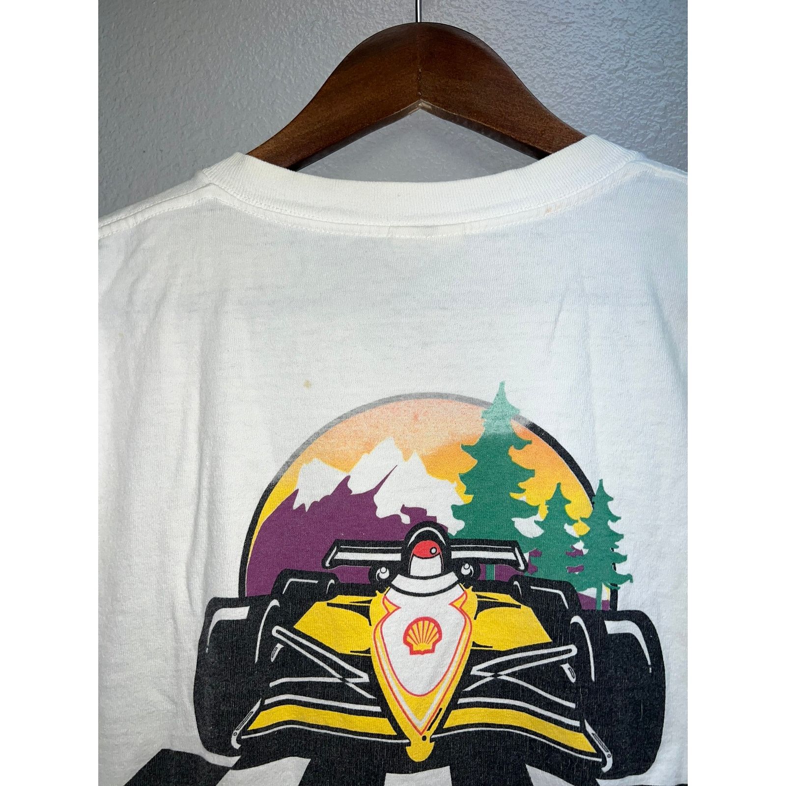 Fruit Of The Loom Vintage Shell Grand Prix Shirt Denver Waves Change Drag Race Size US XL / EU 56 / 4 - 9 Thumbnail