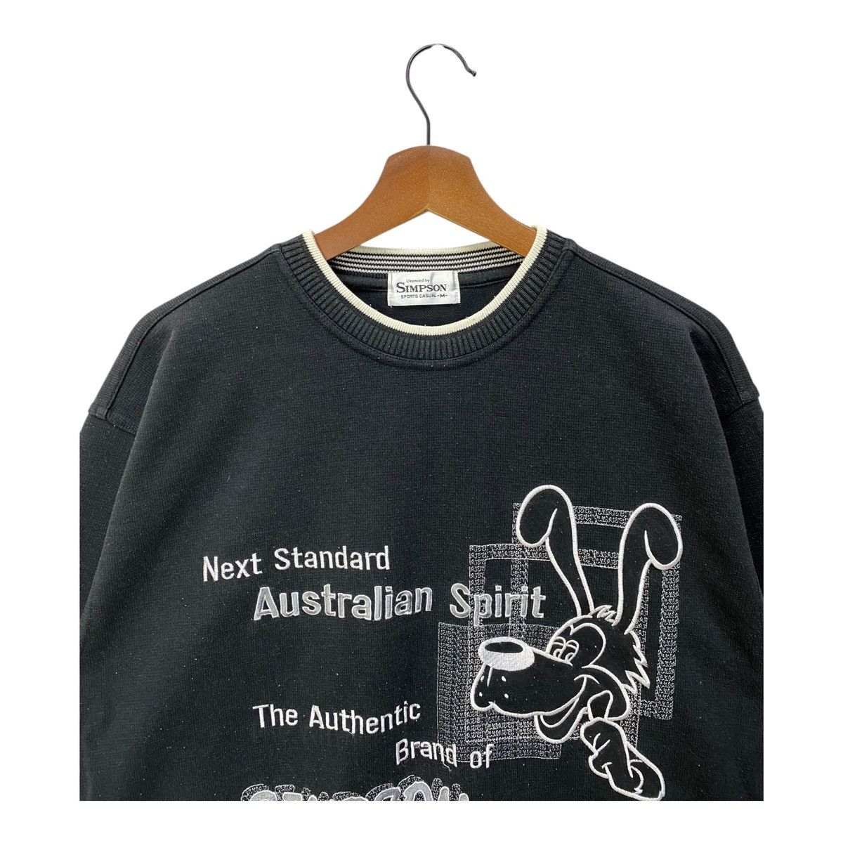 Vintage Vintage Simpson Sweatshirt Australian Spirit Retro Medium Size US M / EU 48-50 / 2 - 2 Thumbnail