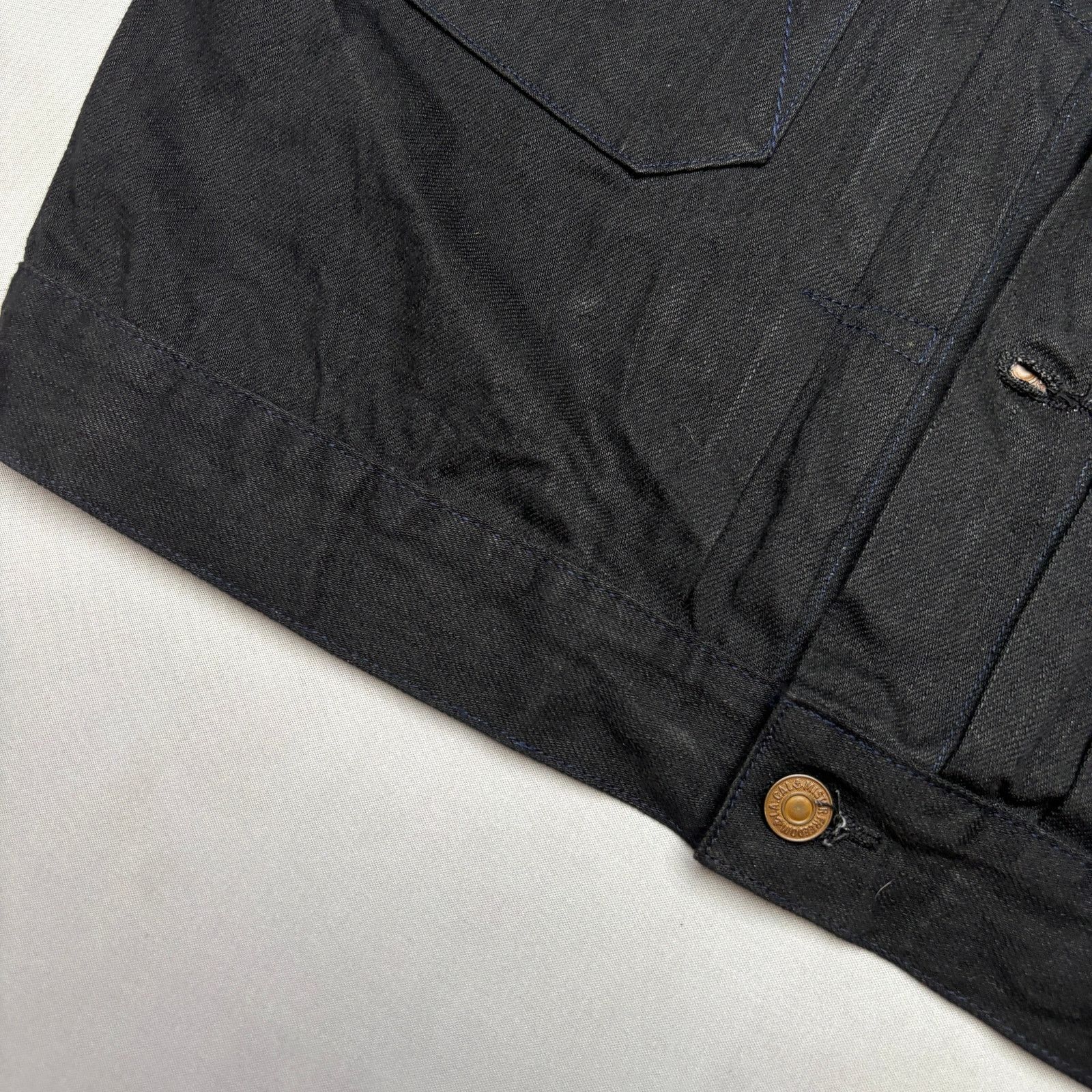 Mister Freedom × Sugar Cane Mister Freedom Sugar Cane Ranch Blouse Black Denim Jacket 44 Size US L / EU 52-54 / 3 - 14 Thumbnail