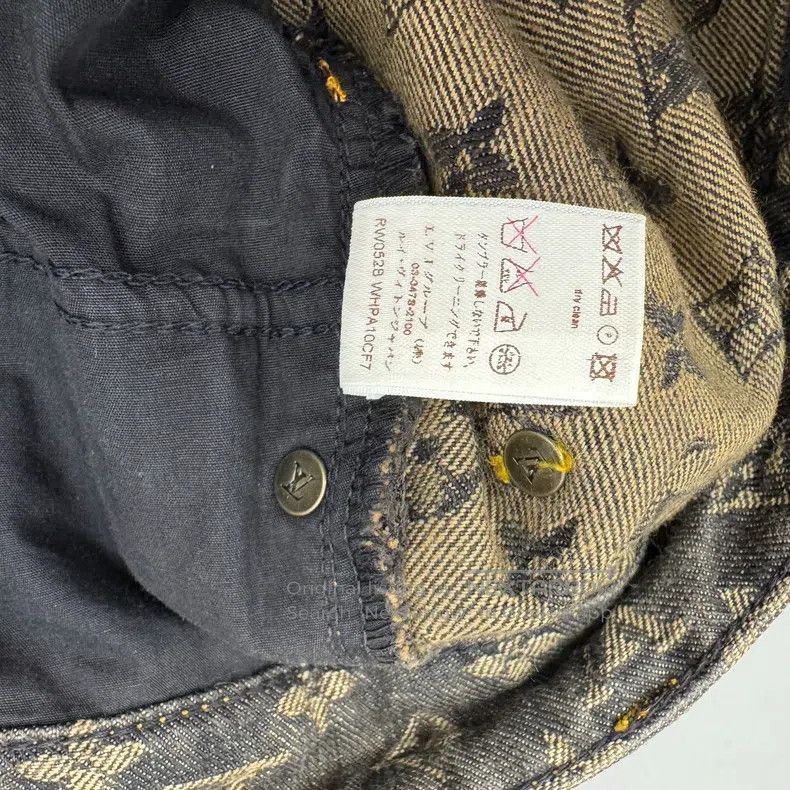 Louis Vuitton Louis Vuitton Full-print old flower jeans Size 35" - 7 Thumbnail