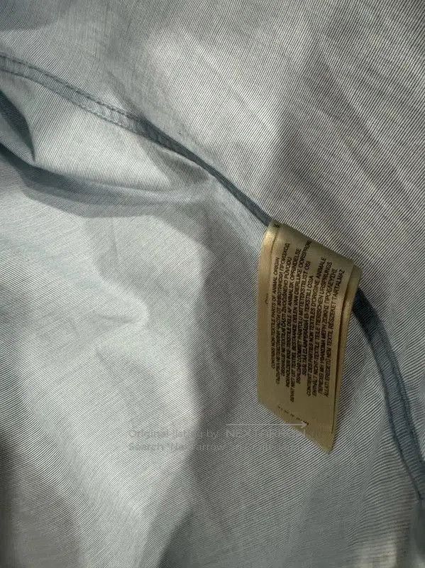 Burberry Burberry Light Blue Cotton Long Sleeve Shirt. Size US XL / EU 56 / 4 - 5 Thumbnail