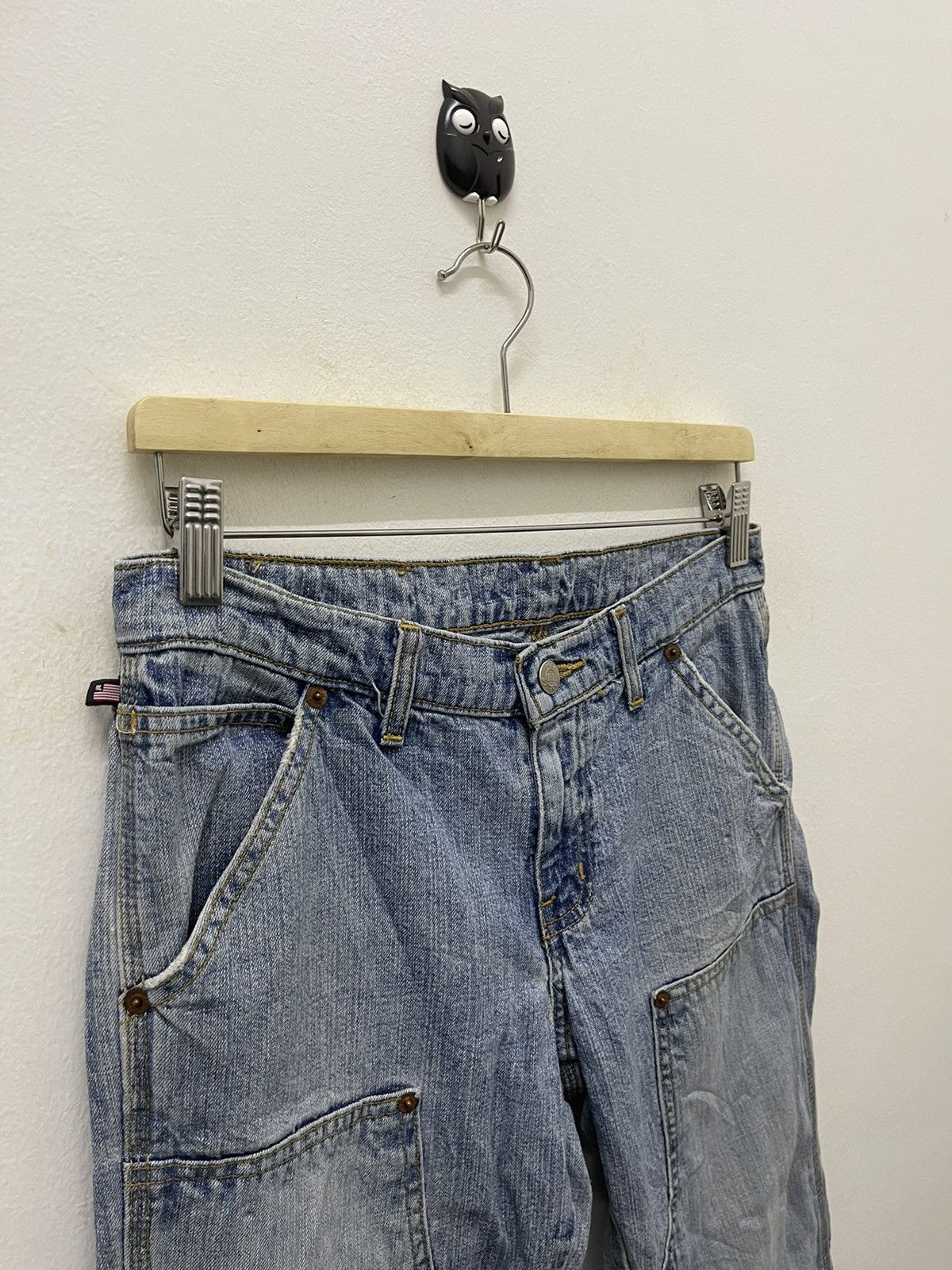 Polo Ralph Lauren Rare Vintage POLO JEANS RALPH LAUREN Double Knee Patch Flare Size US 30 / EU 46 - 3 Thumbnail