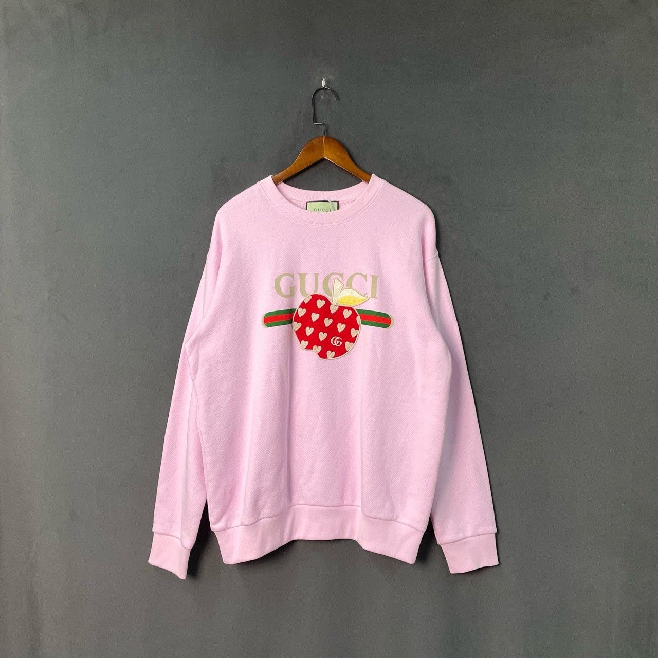 Gucci Pink new Apple sweatshirt 2501-Nextarrow