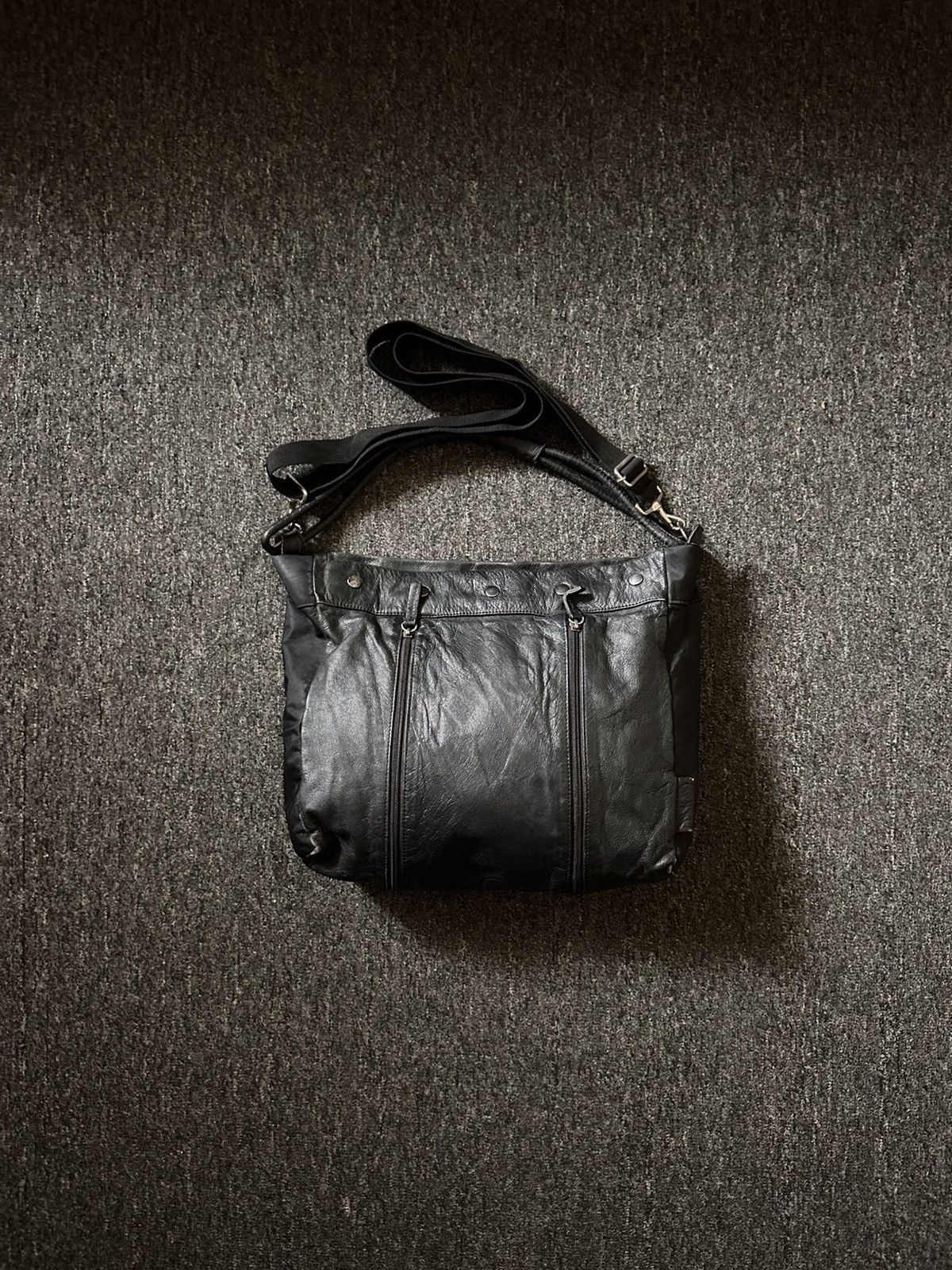 Japanese Brand EIKO KONDO JAPAN LEATHER/NYLON BAG Size ONE SIZE - 2 Thumbnail