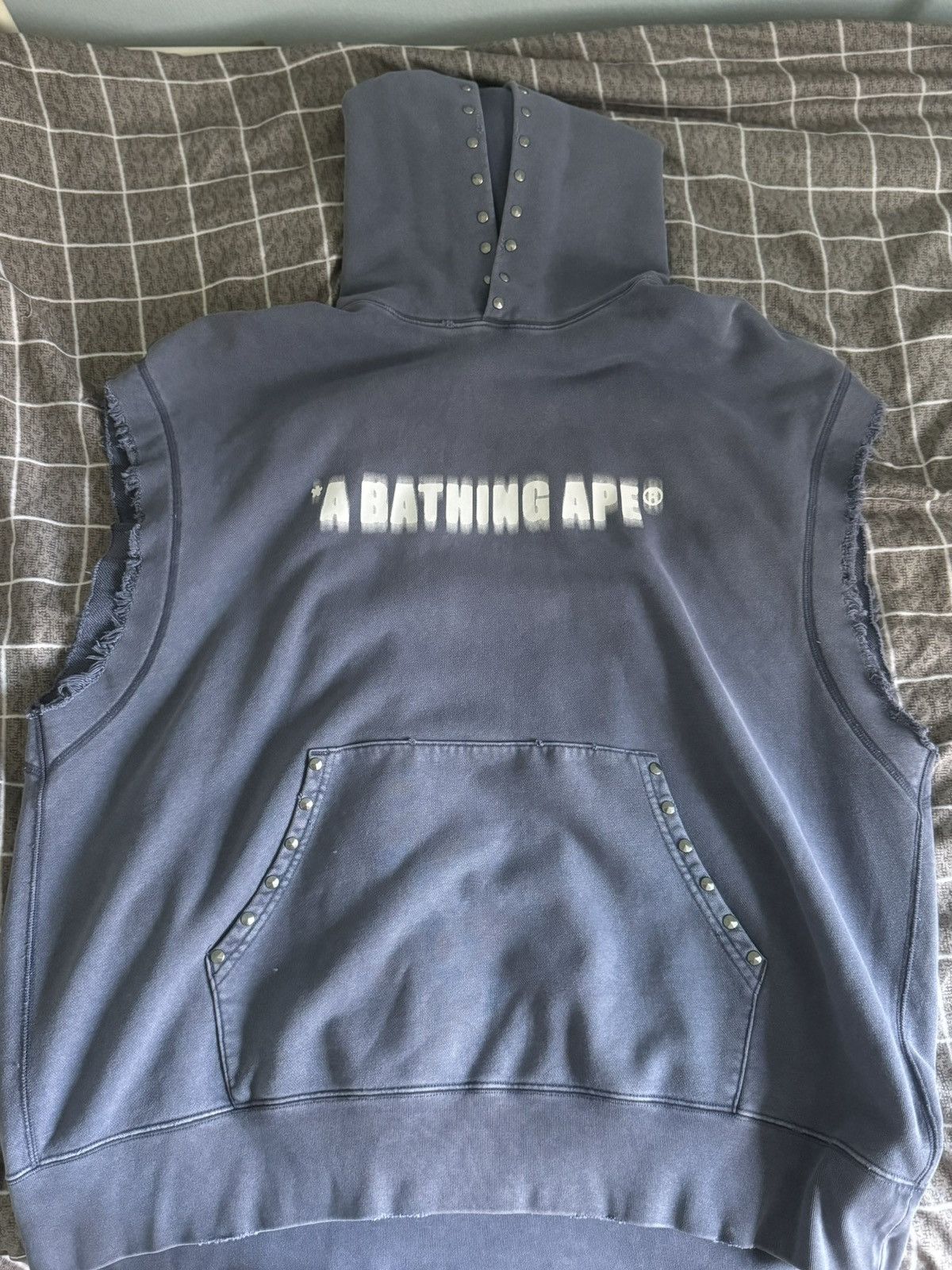 Bape BAPE SLEEVELESS HOODIE Size US XXL / EU 58 / 5 - 1 Thumbnail
