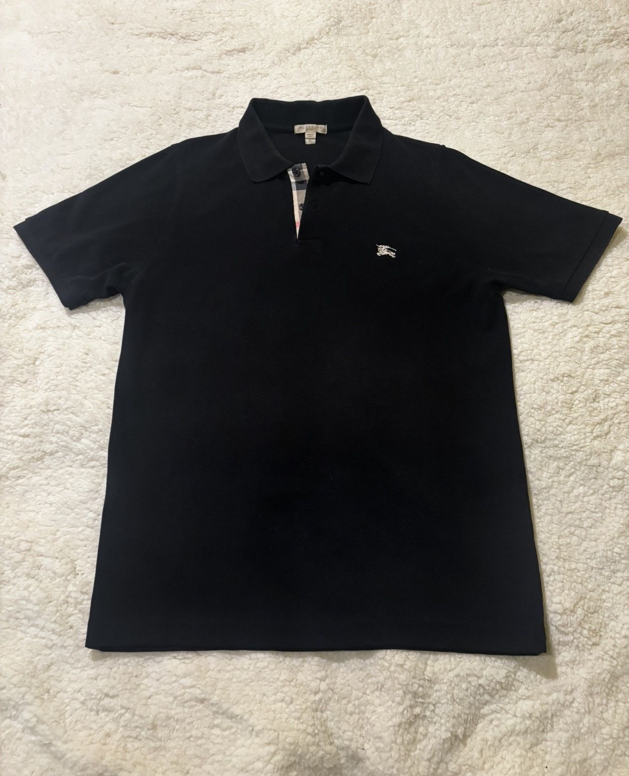 Black polo shirt0349