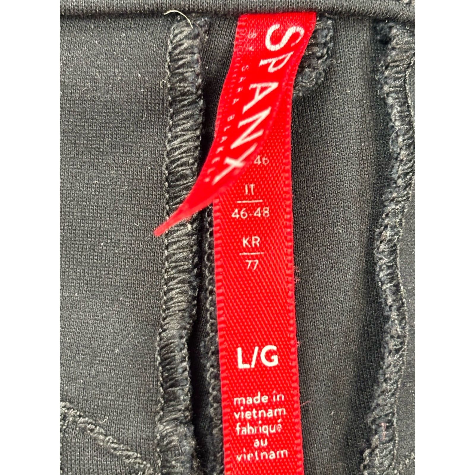 Spanx Spanx Pants Womens Large Black PerfectFit Ponte Dress Slim Straight Pull On Pant Dress Pants Slimming Size 36" / US 14 / IT 50 - 6 Thumbnail