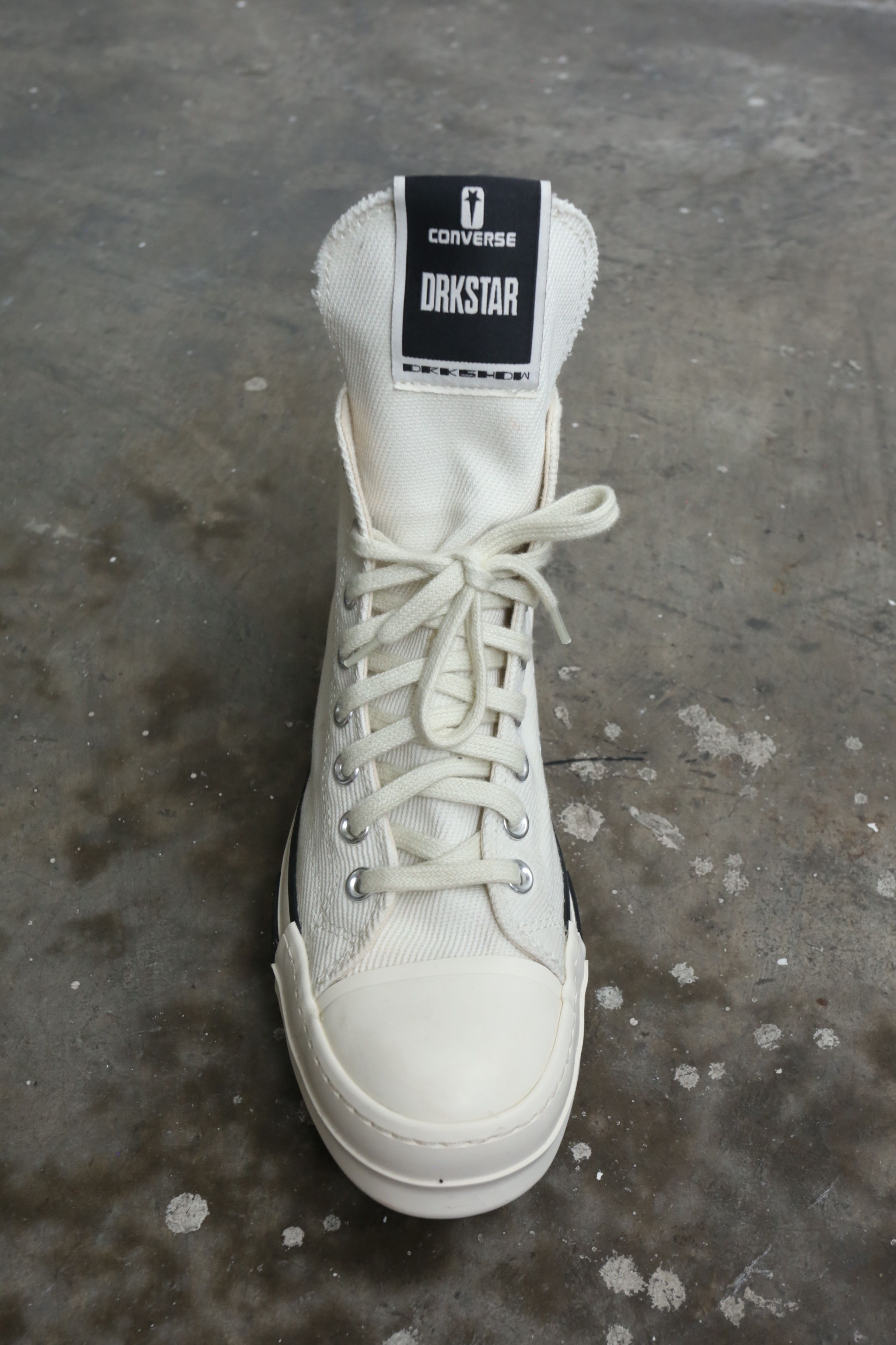 Converse × Rick Owens Drkshdw Converse - Rick Owens DRKSHDW - F/W 21 - DRKSTAR Chuck 70 Hi Size US 8.5 / EU 41-42 - 4 Thumbnail