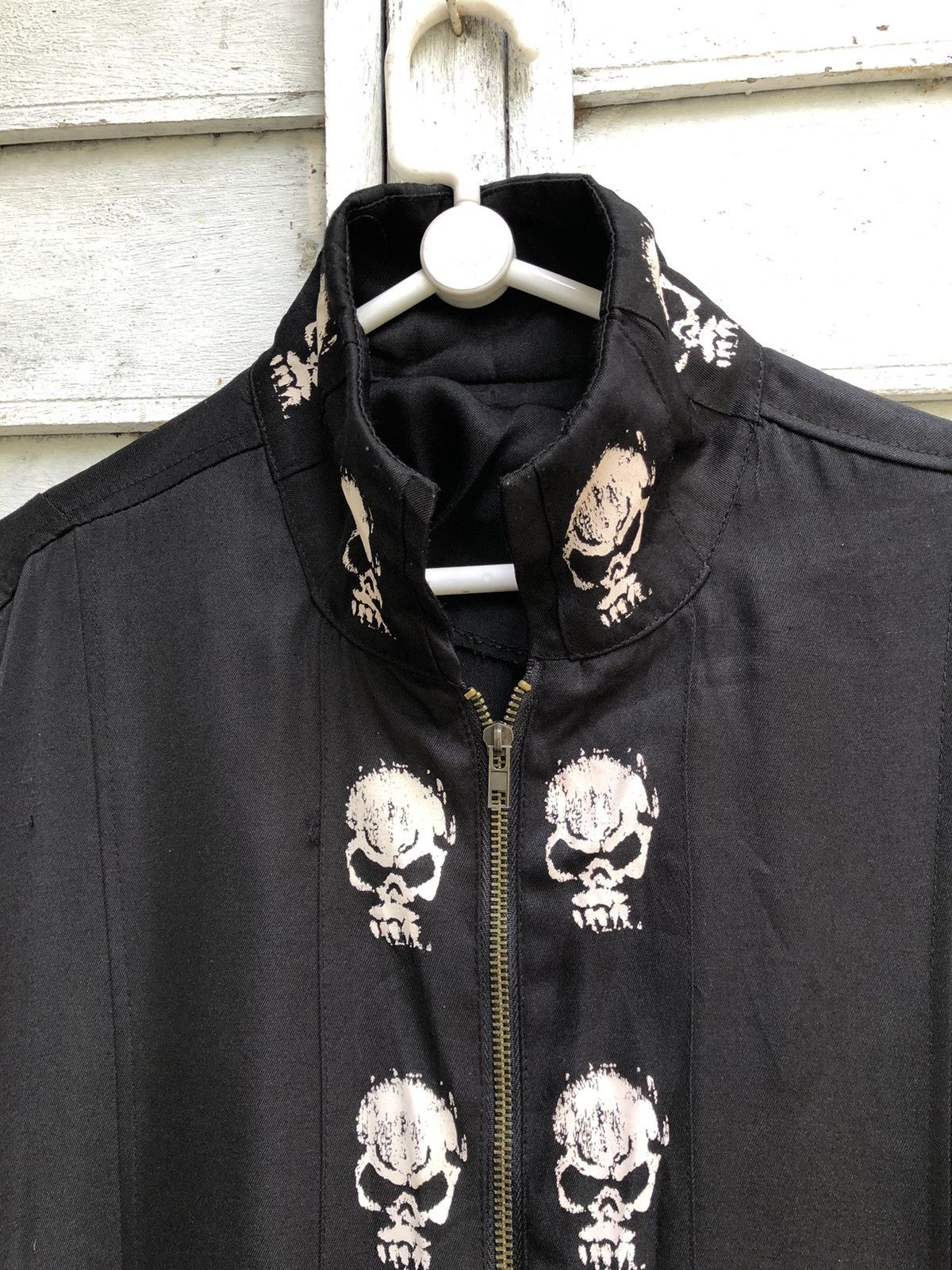 Other Gothic Black Metal Skulls Patch Rope Restraint Back Coat Size US L / EU 52-54 / 3 - 5 Thumbnail