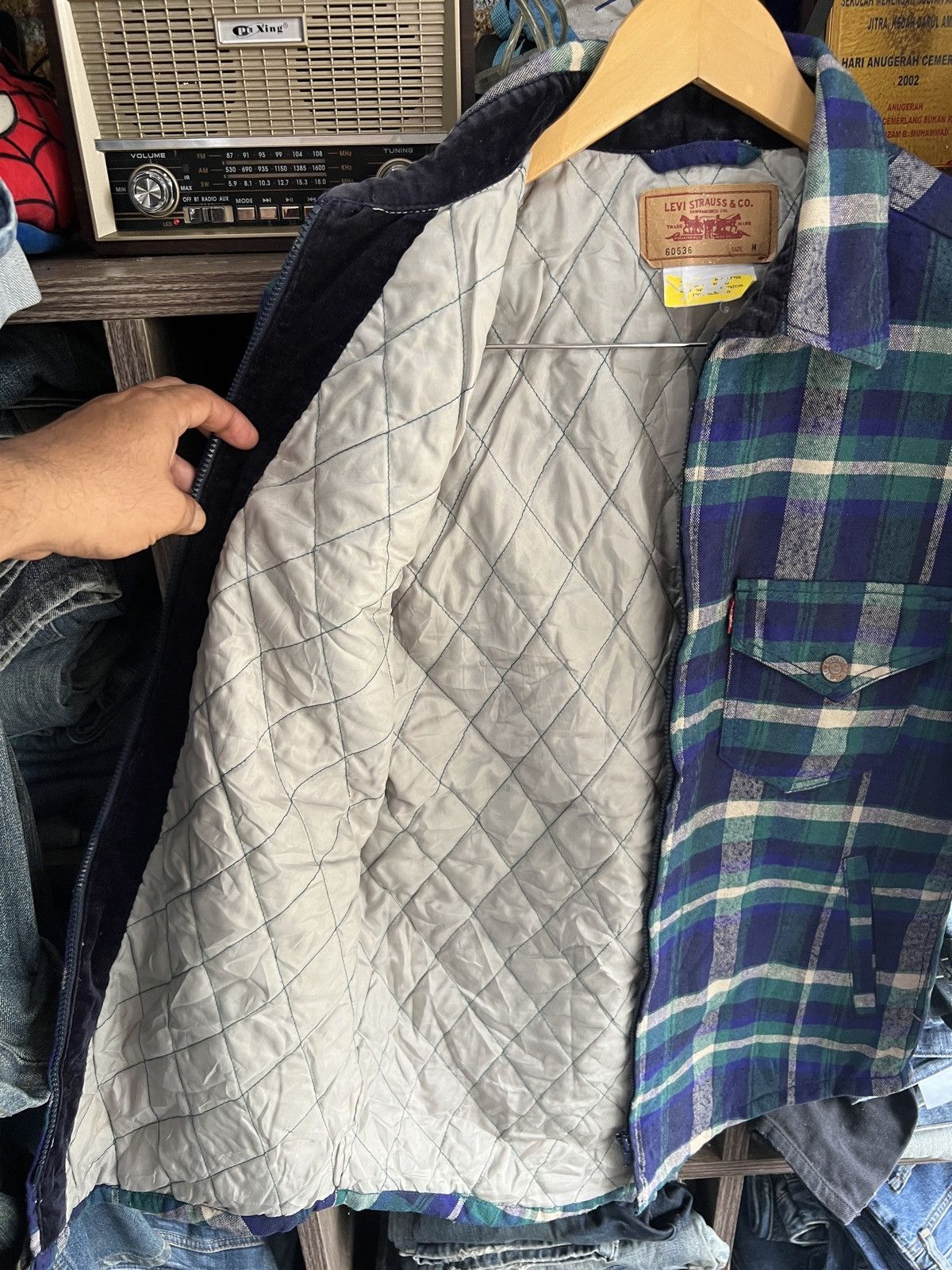 Levi's 🔥Vintage Levis 60536 Quilted Zipper Jacket Size US S / EU 44-46 / 1 - 11 Thumbnail