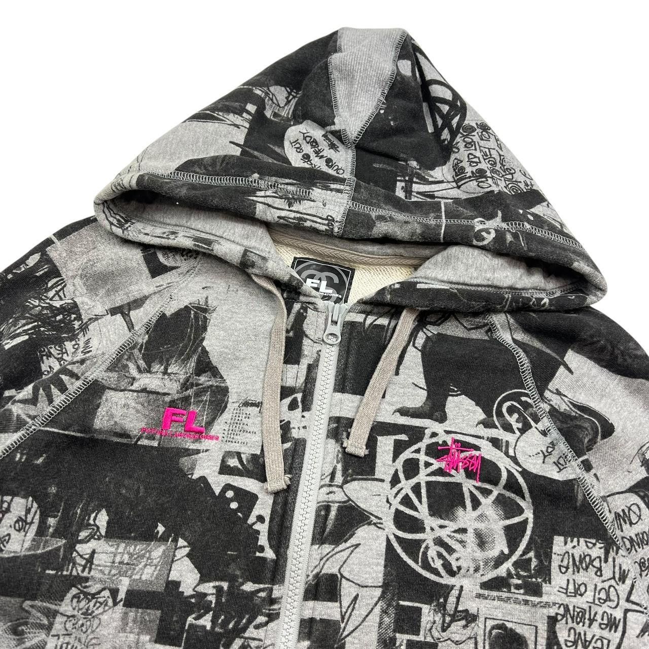 Stussy Vintage Stussy x Futura Laboratories Hoodie - Small Size US S / EU 44-46 / 1 - 3 Thumbnail