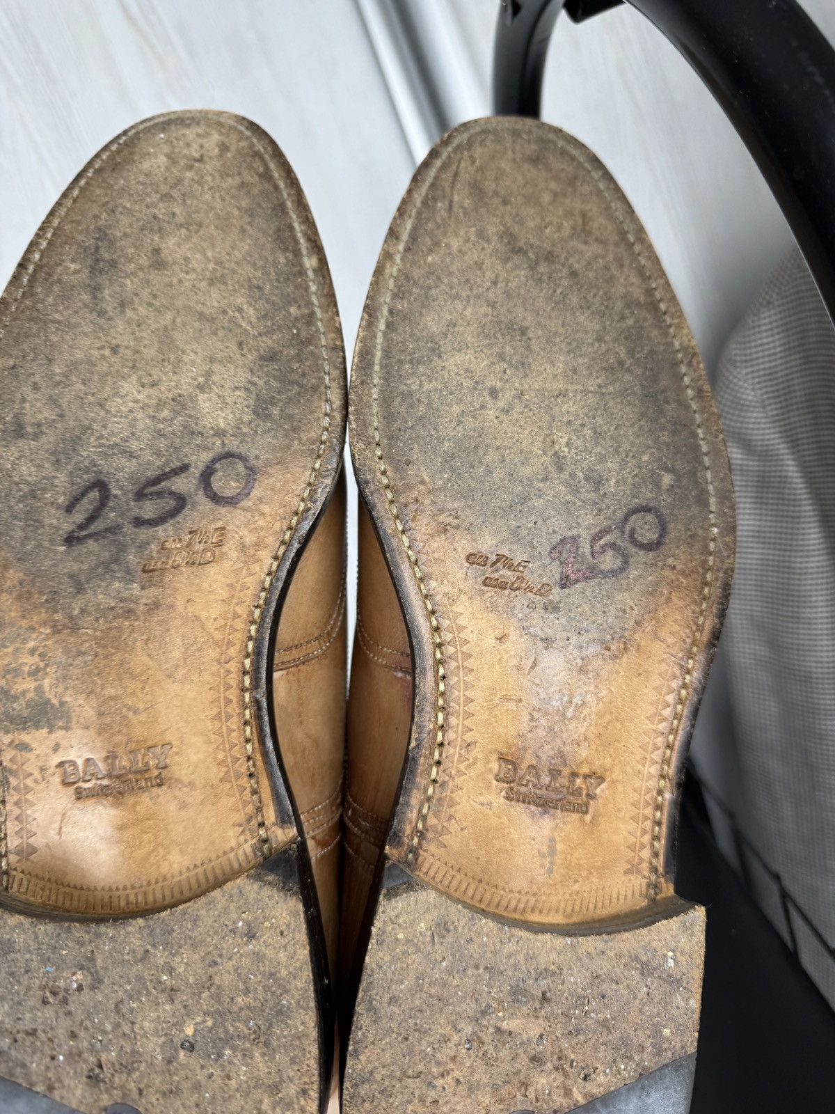 Bally Bally Brown Beige formsl oxford derby leather shoes us 8.5 Size US 8.5 / EU 41-42 - 16 Thumbnail