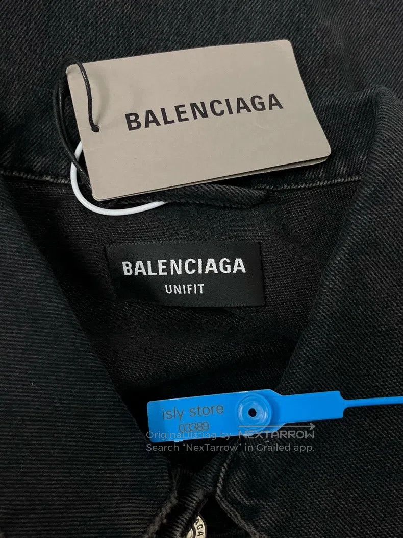 Balenciaga Balenciaga Spray paint effect logo denim jacket Size US XS / EU 42 / 0 - 4 Thumbnail