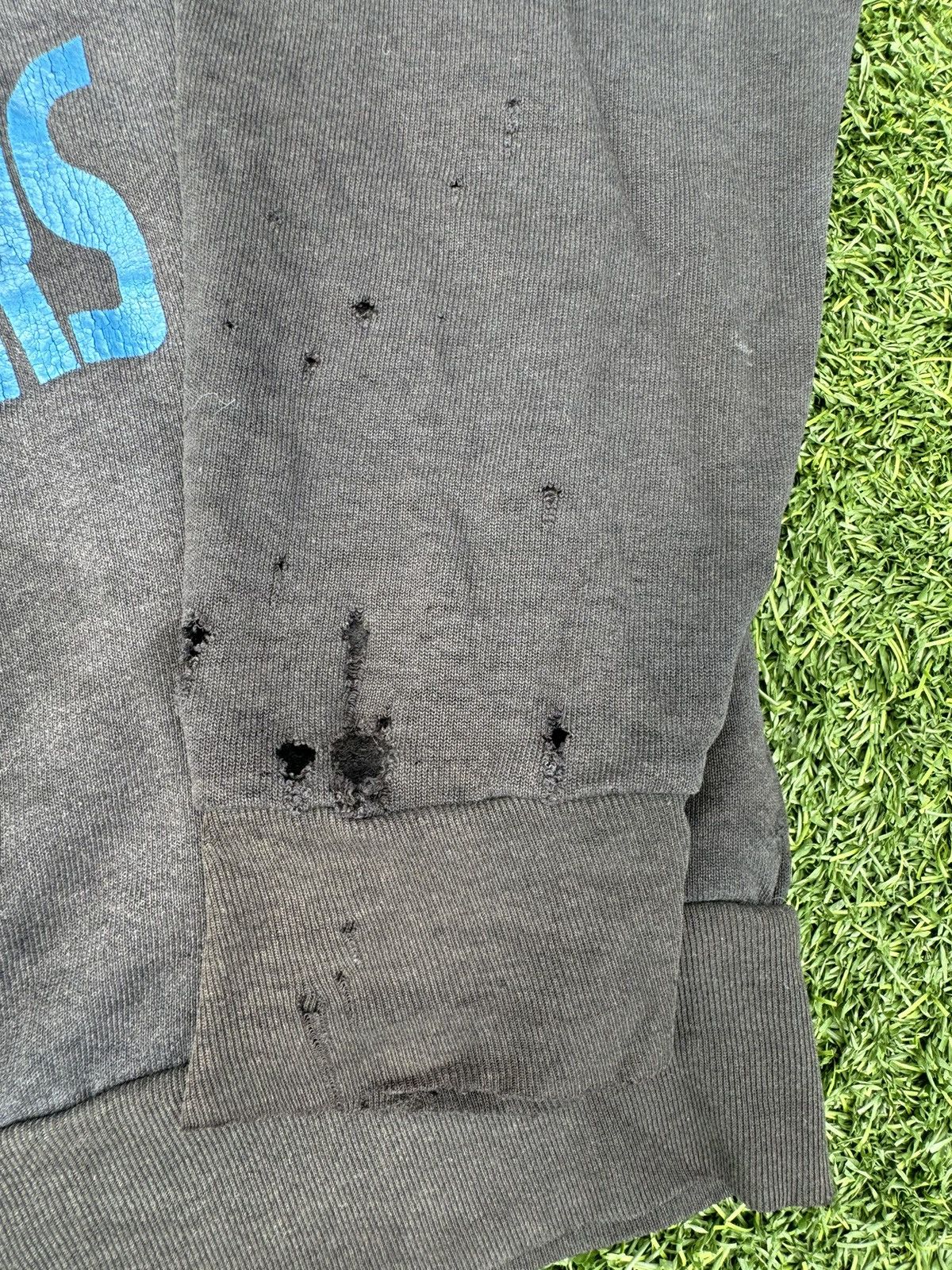 Vintage 90’s Vintage Distressed Work Wear Sweatshirt Size US L / EU 52-54 / 3 - 6 Thumbnail