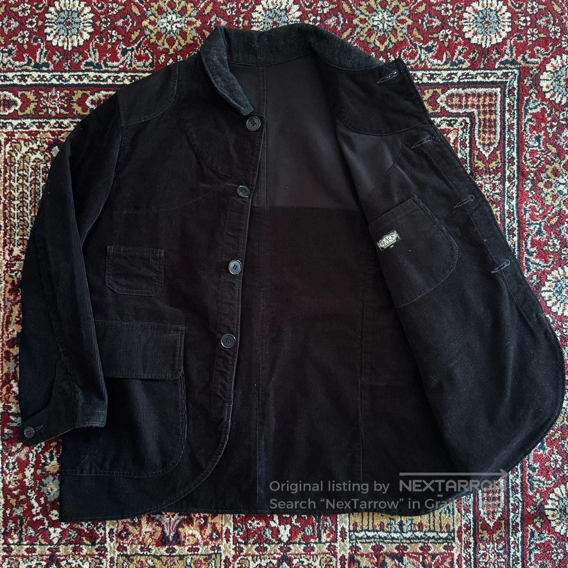 BLACK SIGN Black Sign Corduroy Hunting Jacket. Size US M / EU 48-50 / 2 - 2 Thumbnail