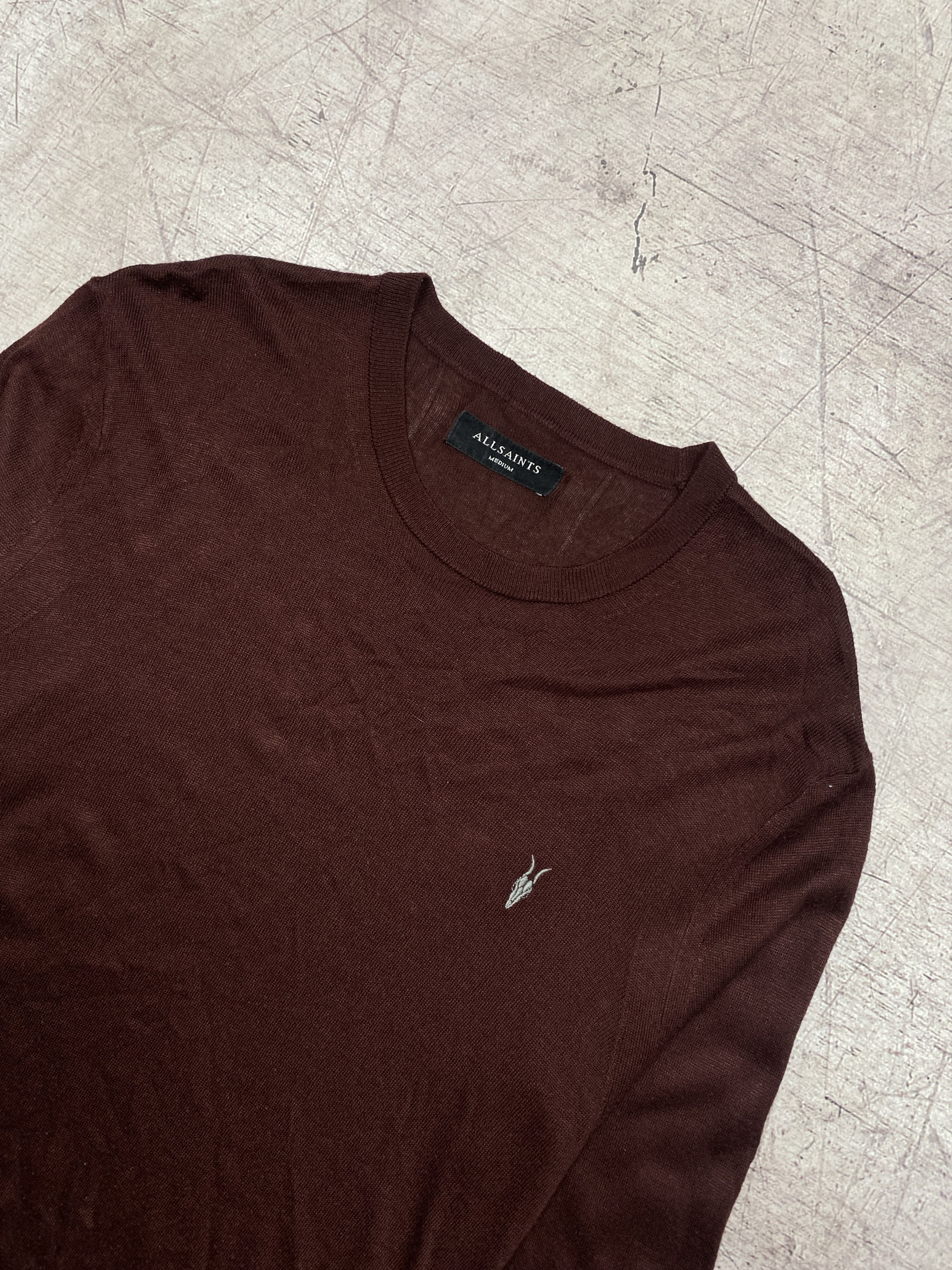 Allsaints Allsaints Mens Nomo Crew Neck Sweater Size US M / EU 48-50 / 2 - 2 Thumbnail