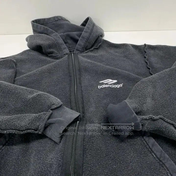 Balenciaga Balenciaga 3B Sports Icon Hooded Zip Sweatshirt. Size US S / EU 44-46 / 1 - 8 Thumbnail
