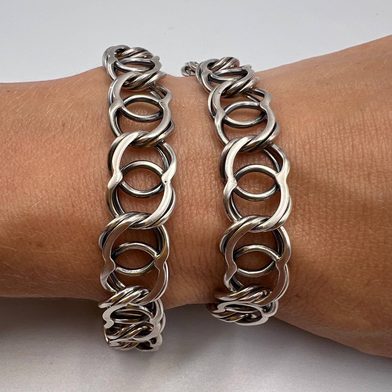 Vintage Sterling Silver 925 Men's Chain Necklace 50.8 gr