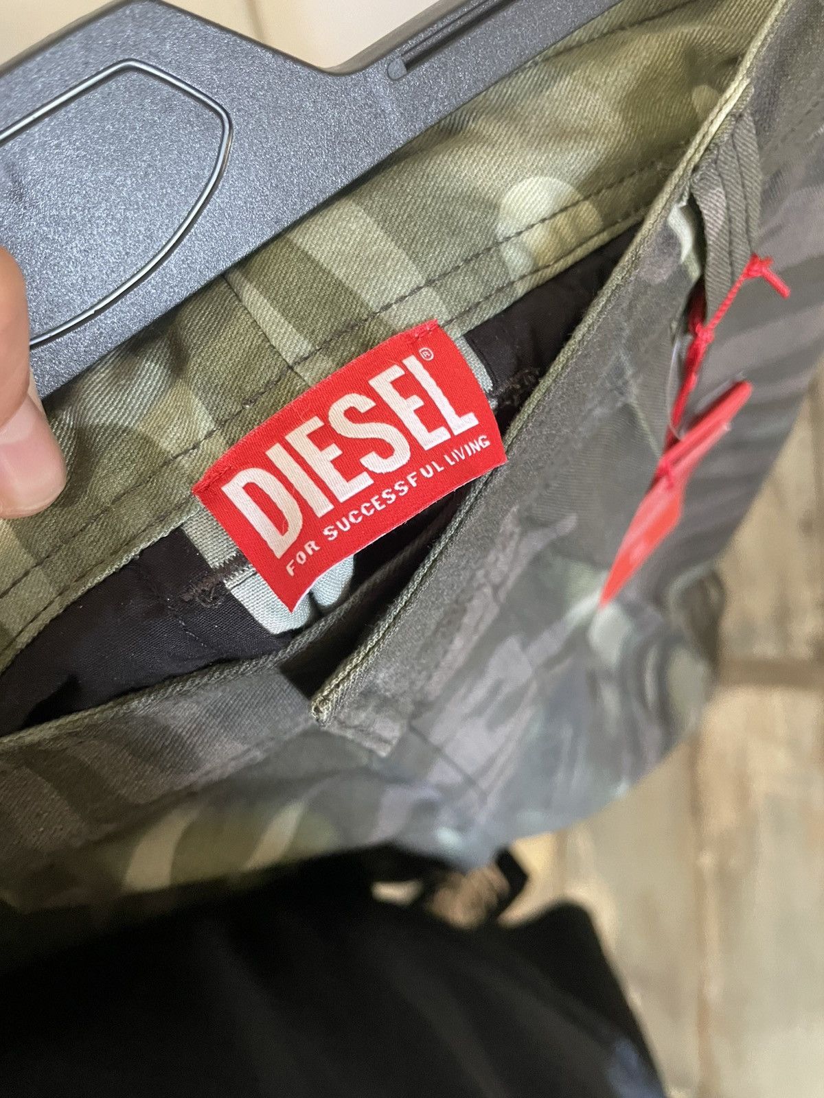 Diesel Diesel Creased Camo cargo Pants Size US 31 - 4 Thumbnail