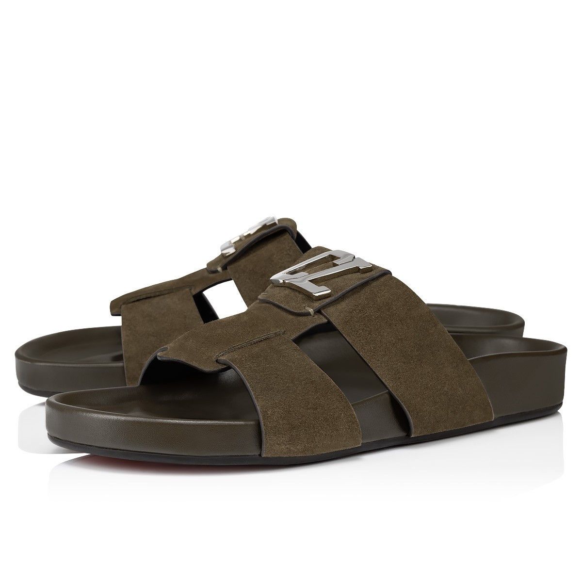 【Christian Louboutin】 Dhabubizzスエードサンダル Christian Louboutin Dhabubizz Sandals – THELUXESHOPPER