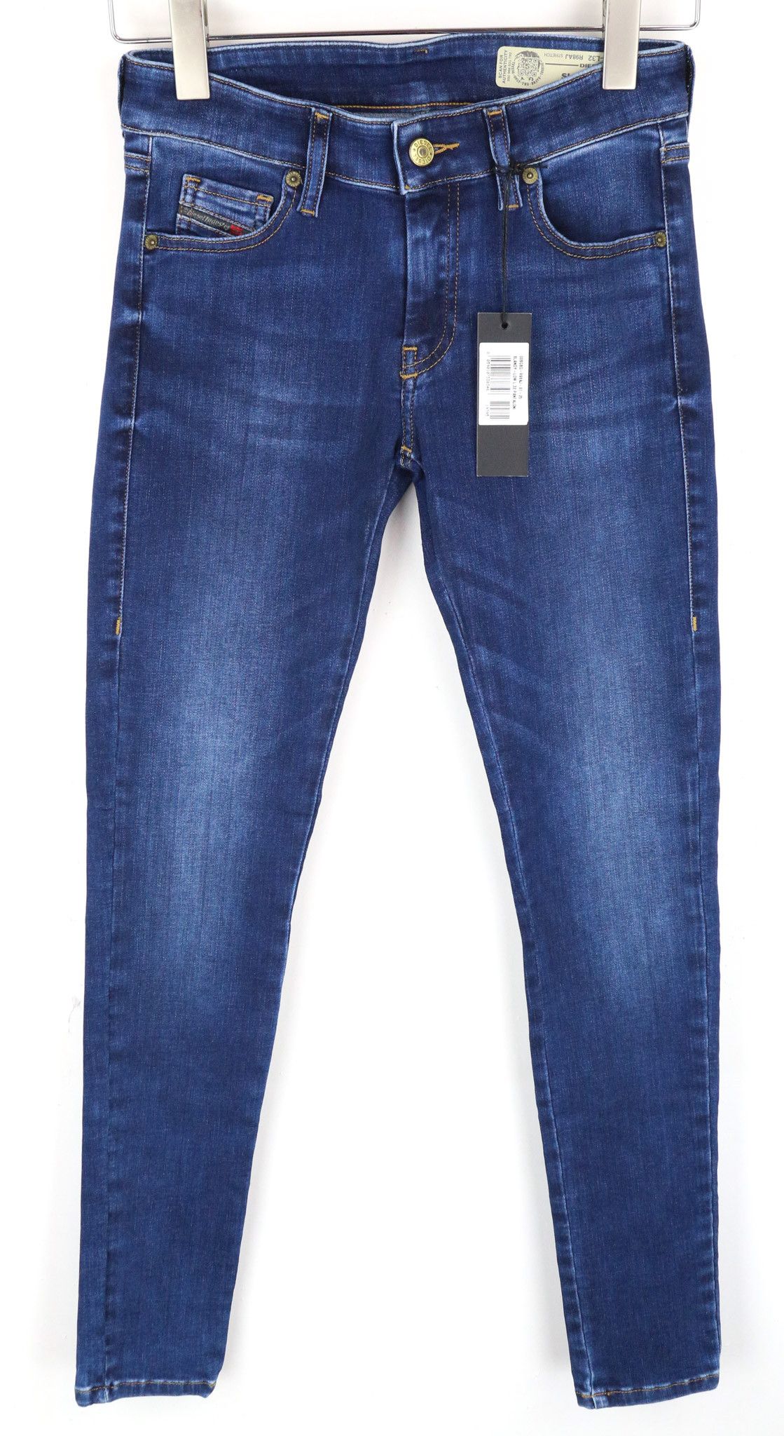 Diesel SLANDY-LOW R98AJ W25/L32 Blue Stretch Jeans 70629 Size 25" / US 0 / IT 36 - 1 Thumbnail
