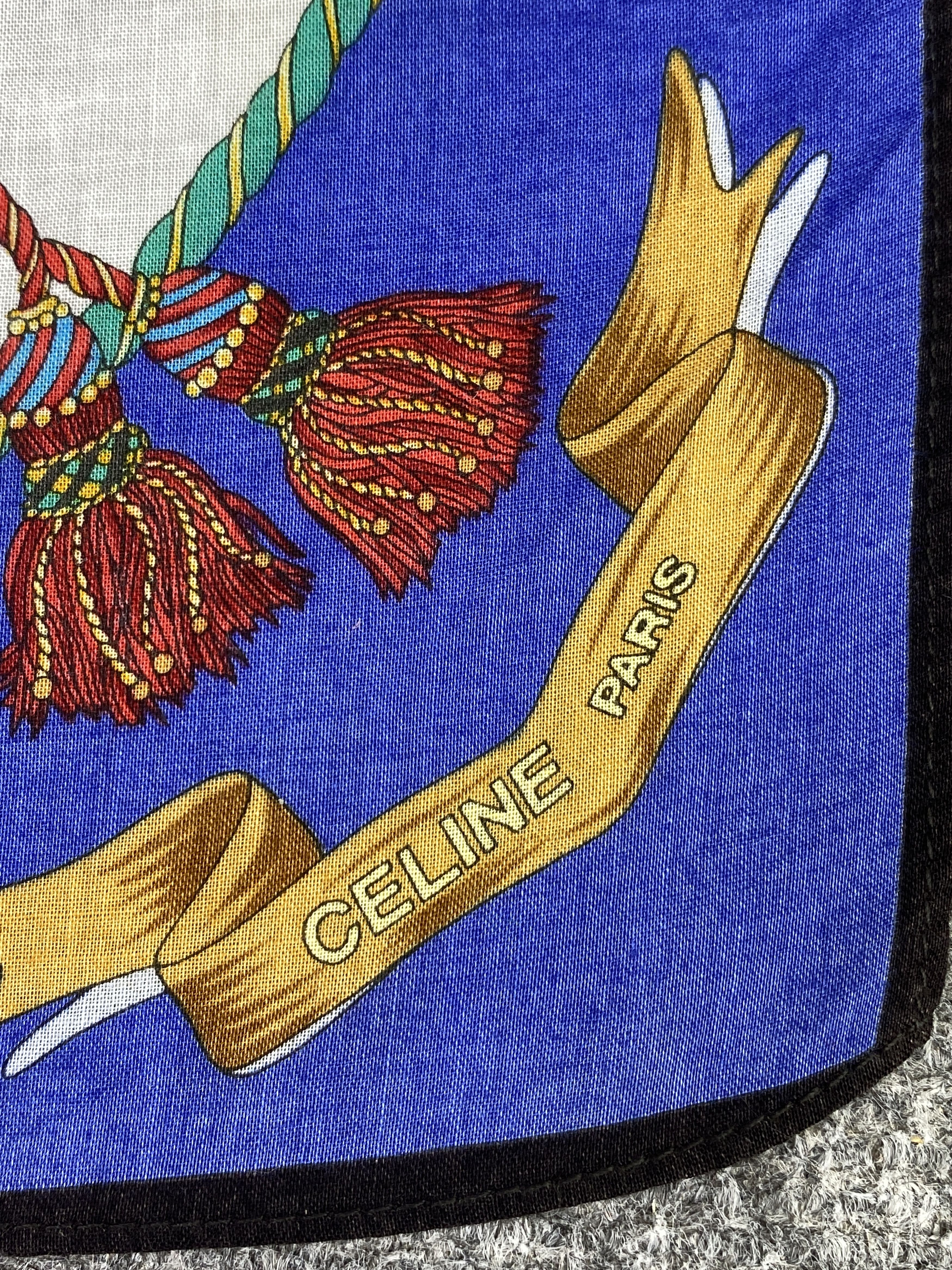 Celine Vintage Celine Handkerchief / Neckerchief KT0250 Size ONE SIZE - 7 Thumbnail