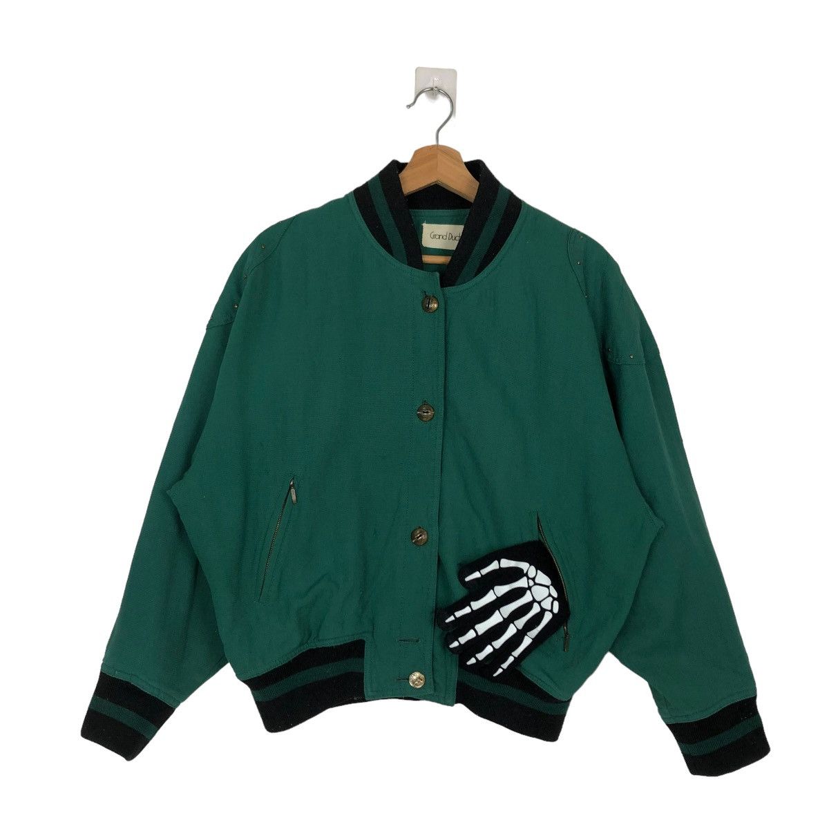Japanese Brand × Vintage 🔥CROPPED BIKER BOMBER JACKET GRAND DUCHE ISSEY MIYAKE Size US M / EU 48-50 / 2 - 1 Thumbnail