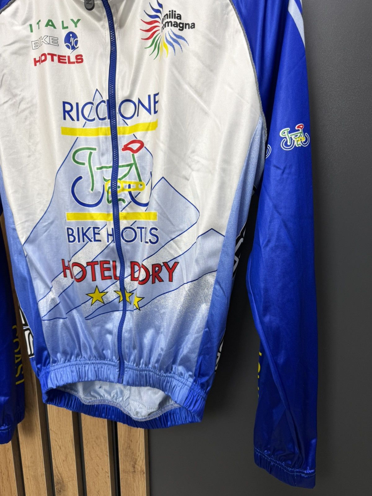 Vintage Nalini Team Cycling Jersey Riccione Bike Hotels Italy Size M Size US M / EU 48-50 / 2 - 5 Thumbnail
