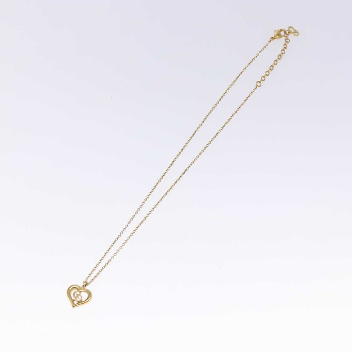 Dior Christian Dior CD Heart Necklace Metal Size ONE SIZE - 1 Thumbnail