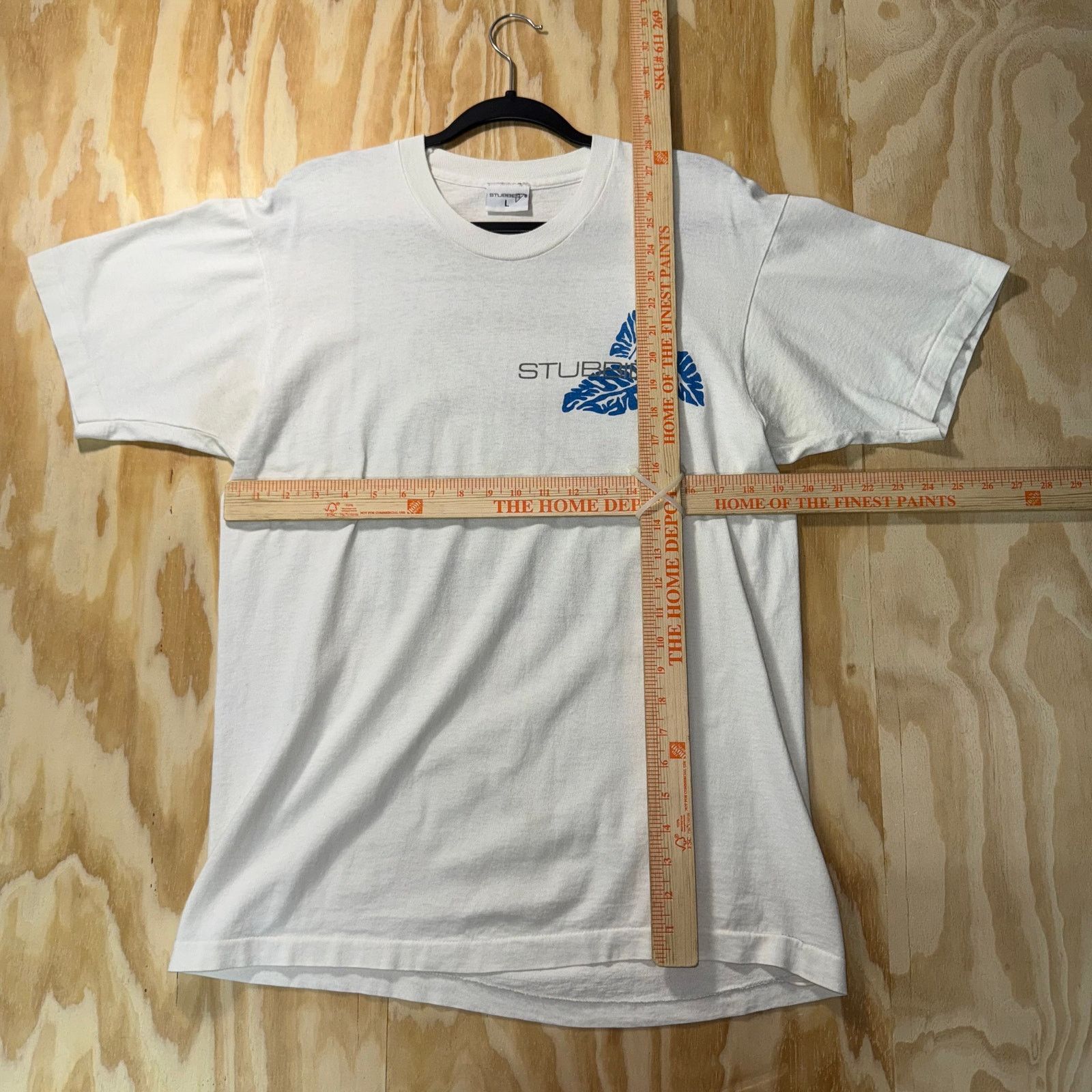 Vintage Vintage Y2K stubbies hawaii leaf 1990s surf skate t-shirt Size US L / EU 52-54 / 3 - 4 Thumbnail
