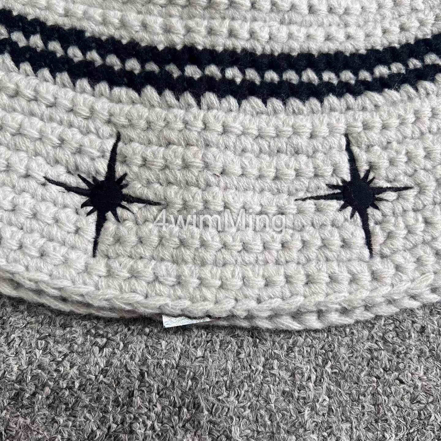 Billionaire Boys Club BBC Hand-Crocheted & Embroidered Knitted Bucket Hat Q7 Size ONE SIZE - 7 Thumbnail