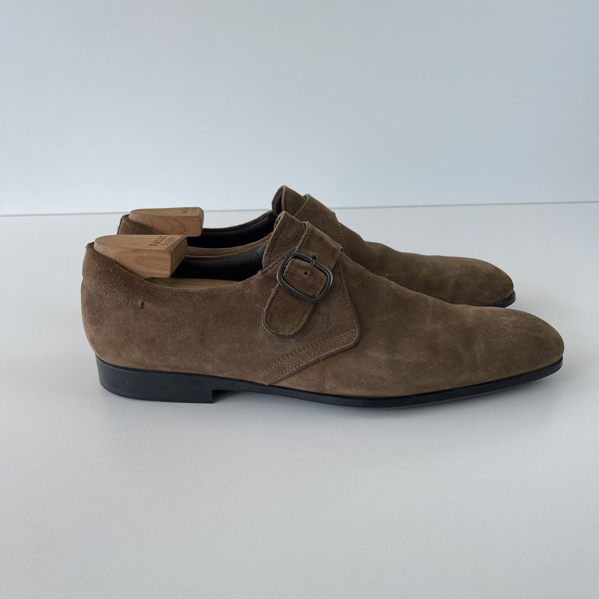 Tod's Tod’s Leather Monk Loafers Camel Made in Italy Rare Size US 10 / EU 43 - 5 Thumbnail