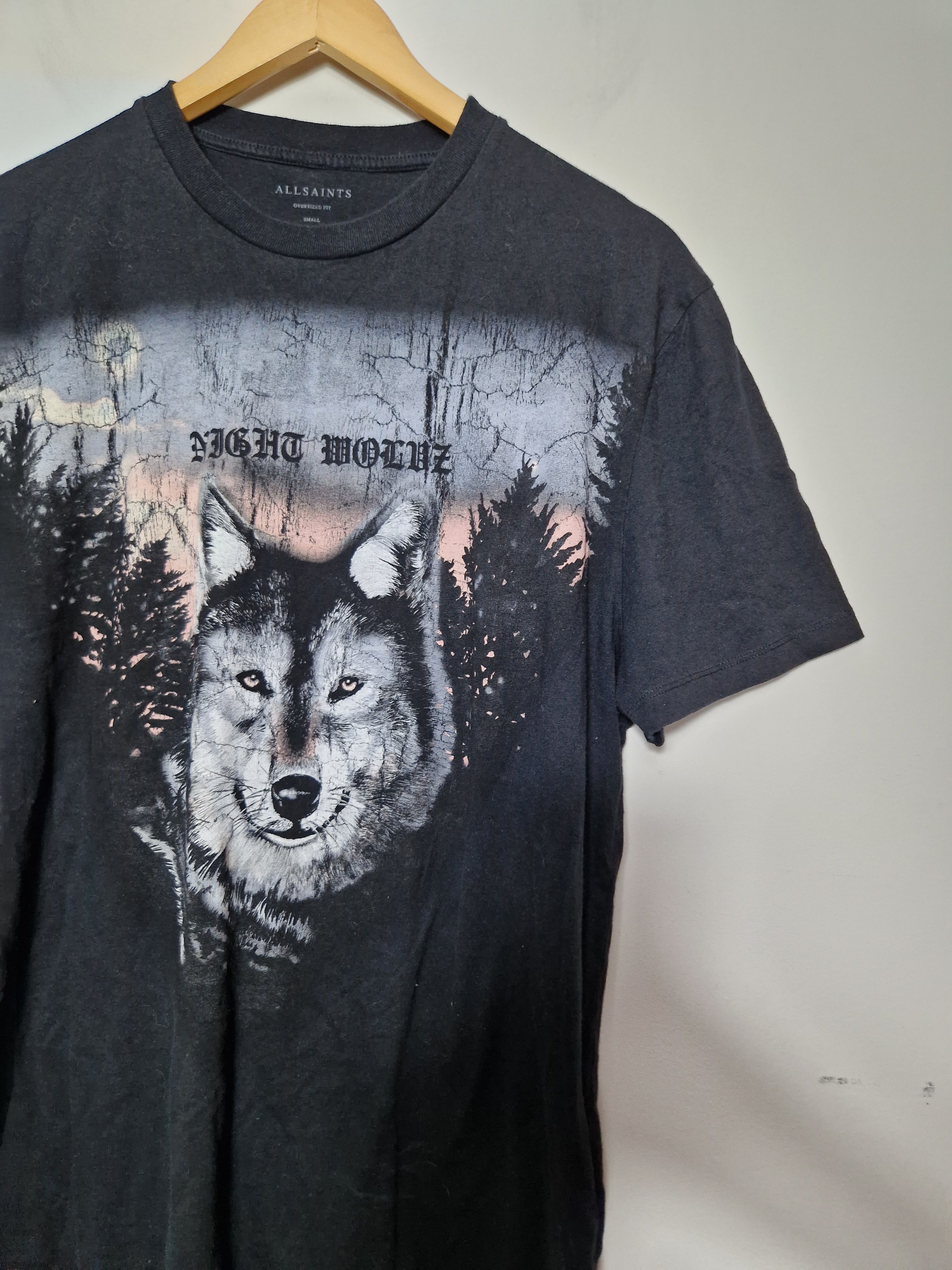 Allsaints Allsaints wolf print oversized tee Size US S / EU 44-46 / 1 - 2 Thumbnail