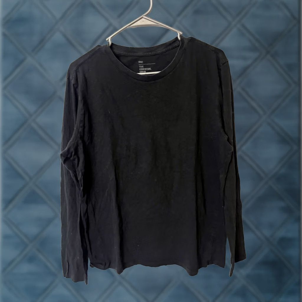 Gap Gap Men’s Long Sleeve T-Shirt Crew Neck Size M Black Size US M / EU 48-50 / 2 - 1 Thumbnail