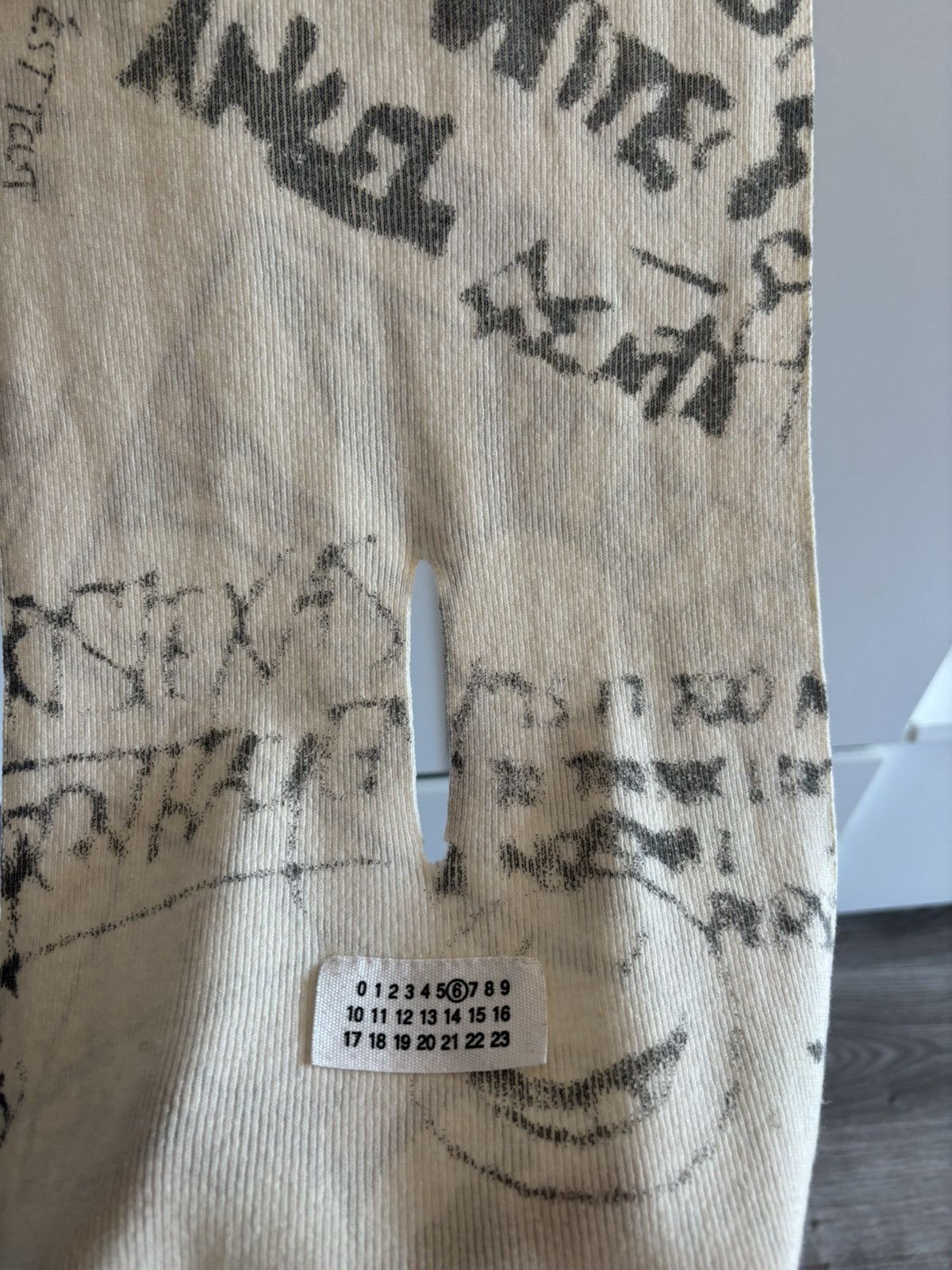 Maison Margiela Archive Maison Margiela Scarf Printed Size ONE SIZE - 6 Thumbnail