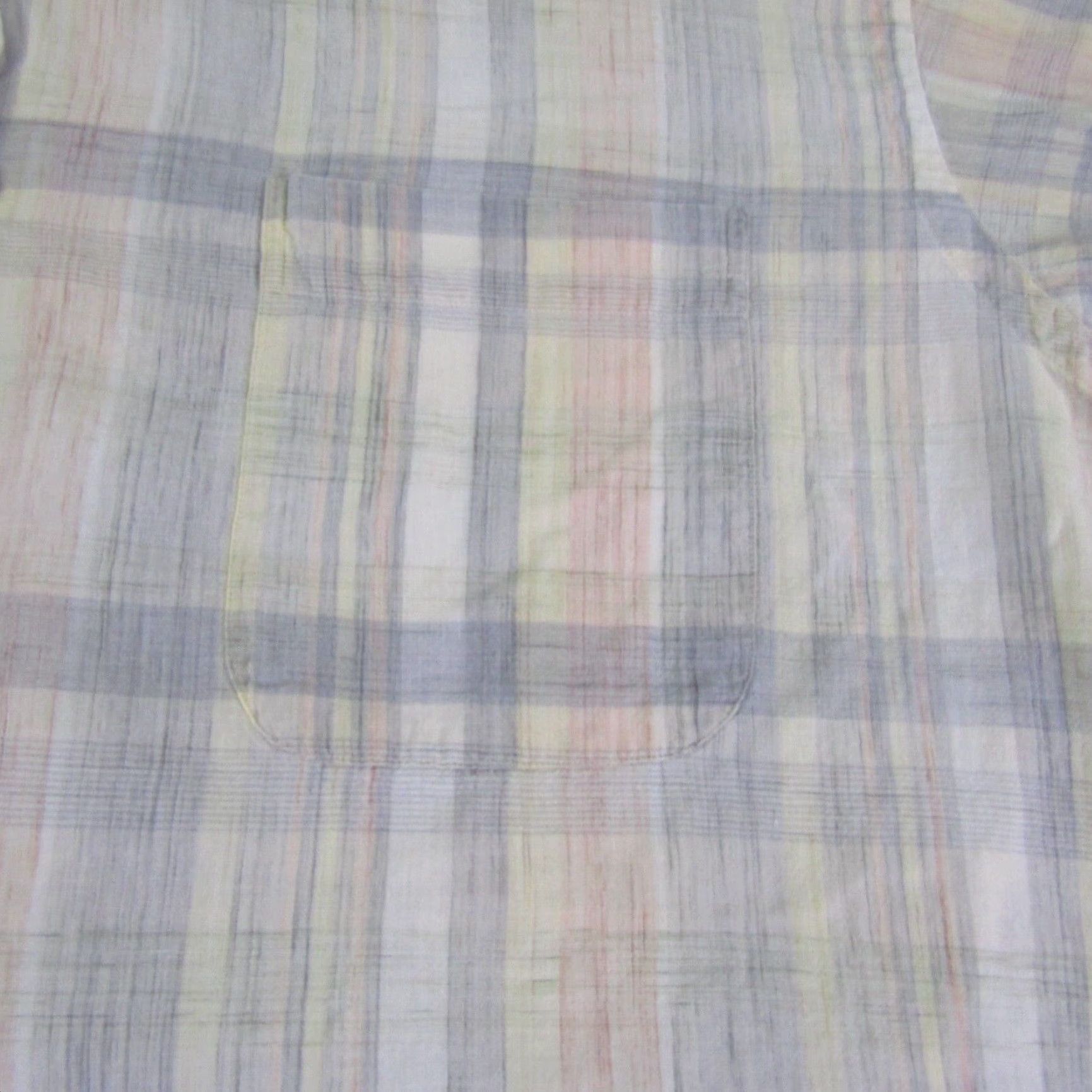 Brooks Brothers VINTAGE Brooks Brothers Shirt Mens Large Blue Yellow Pastel Plaid Button Sport Size US L / EU 52-54 / 3 - 3 Thumbnail