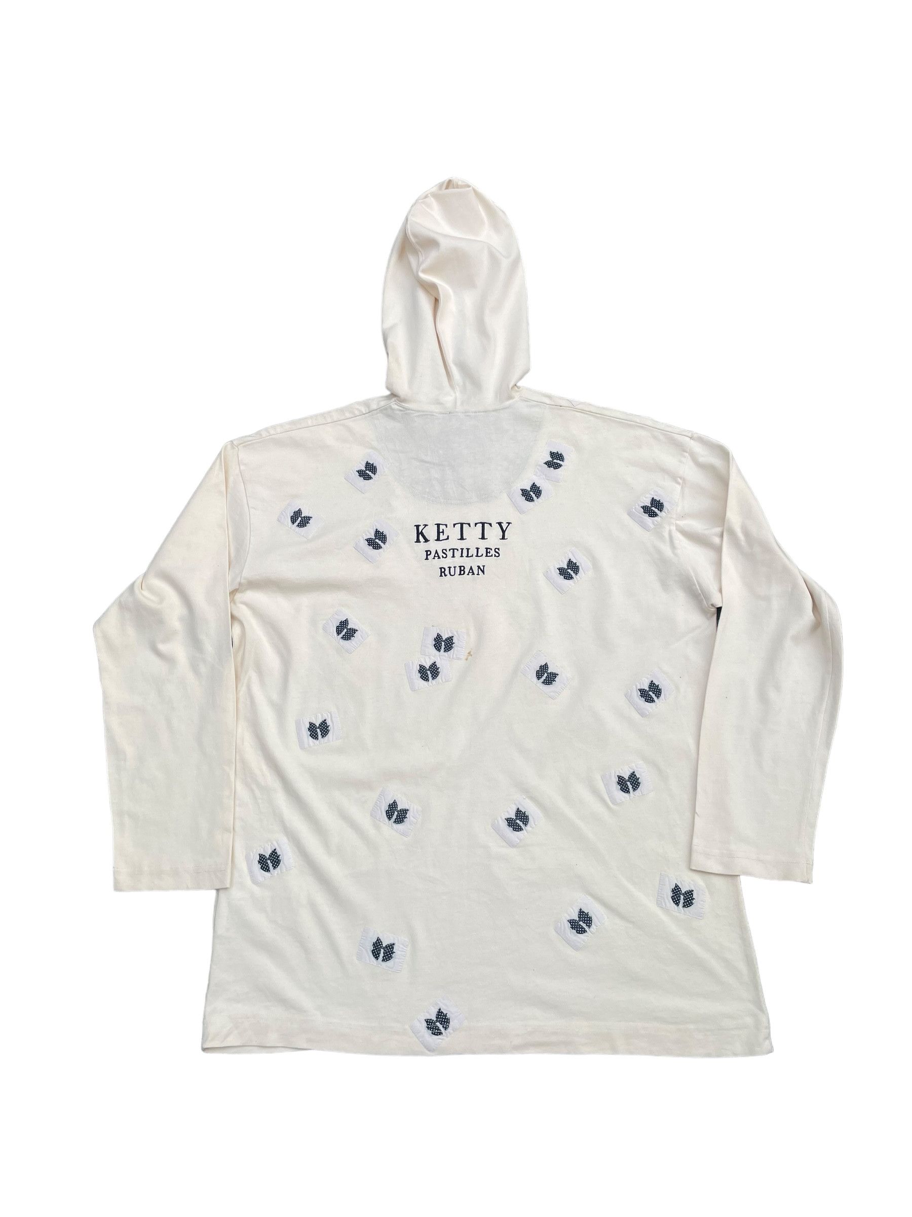 Designer Ketty Pastilles Ruban Hoodie Tshirt Size M / US 6-8 / IT 42-44 - 4 Thumbnail