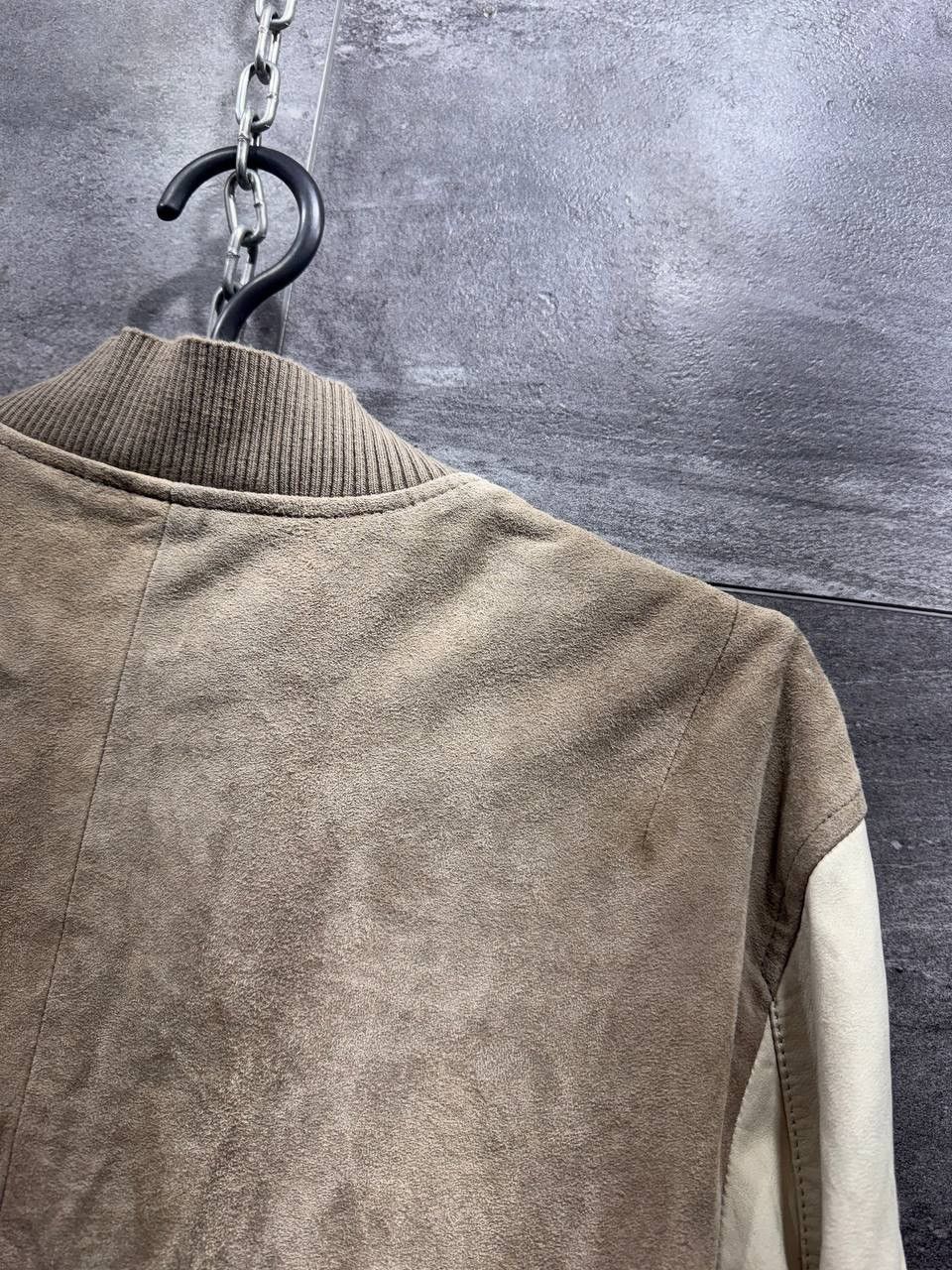Allsaints Mens Vintage Allsaints Suede Leather Academy Bomber Jacket Size US M / EU 48-50 / 2 - 11 Thumbnail