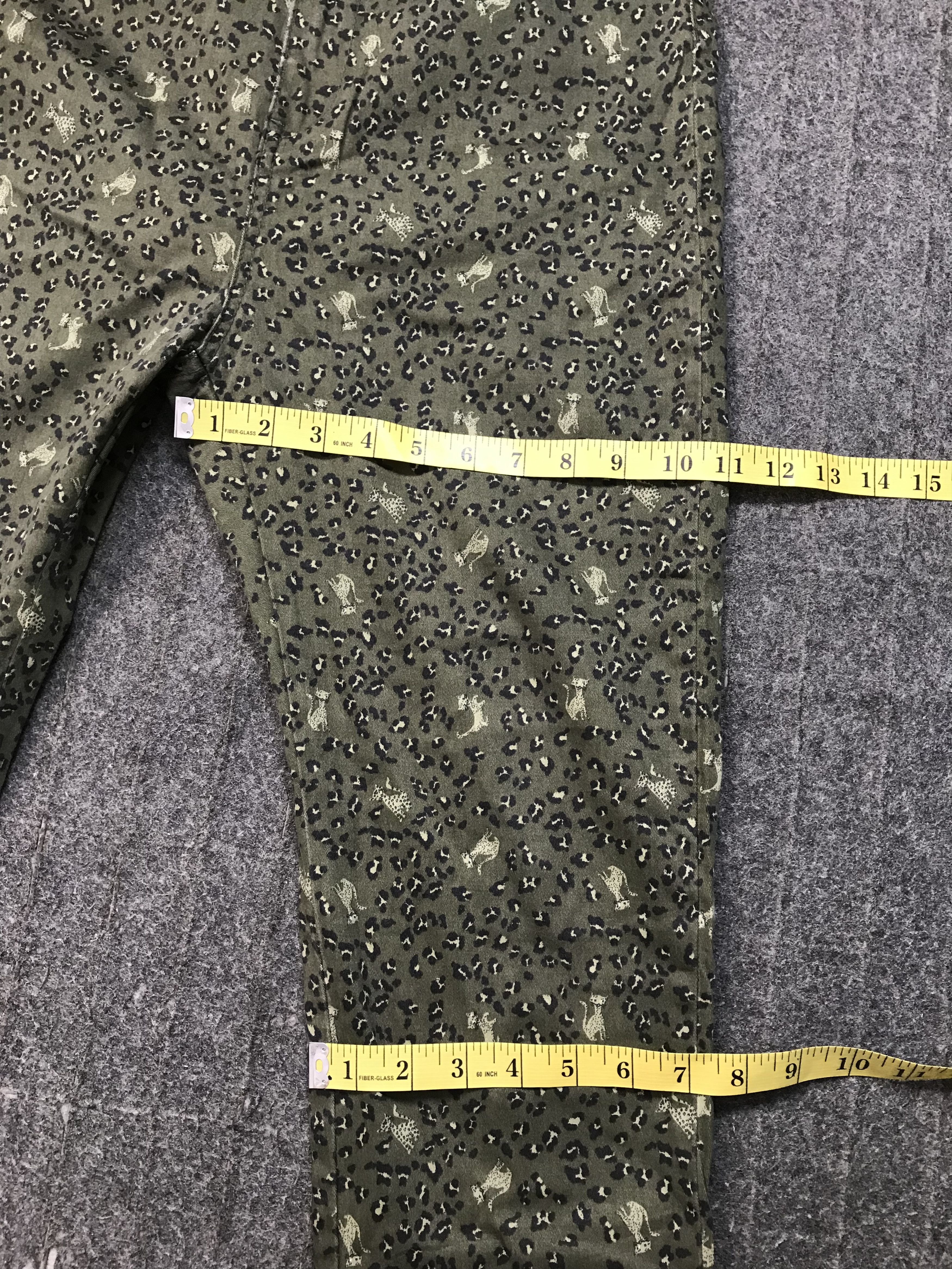 Ne-Net Ne-Net Issey Miyake Leopard Art Pant Design Denim Size 29" - 12 Thumbnail