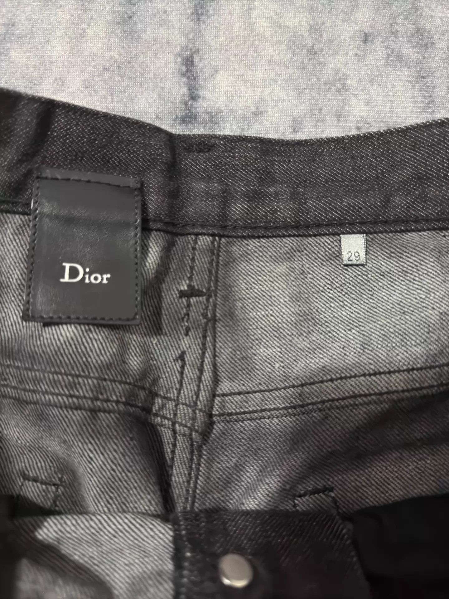 Dior Dior Homme 05aw Hedi Slimane Charcoal Claw Straight Jeans 29 Size US 29 - 7 Thumbnail